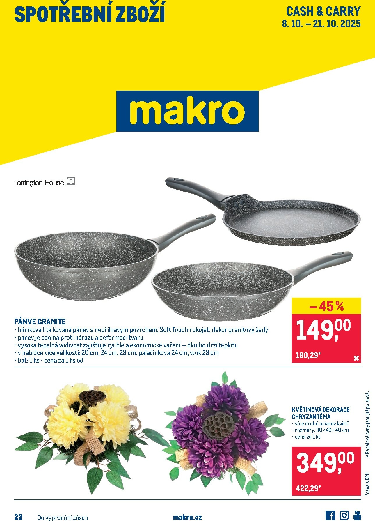 makro - Aktuální leták Makro - Spotřební zboží od 08.10. do 21.10.