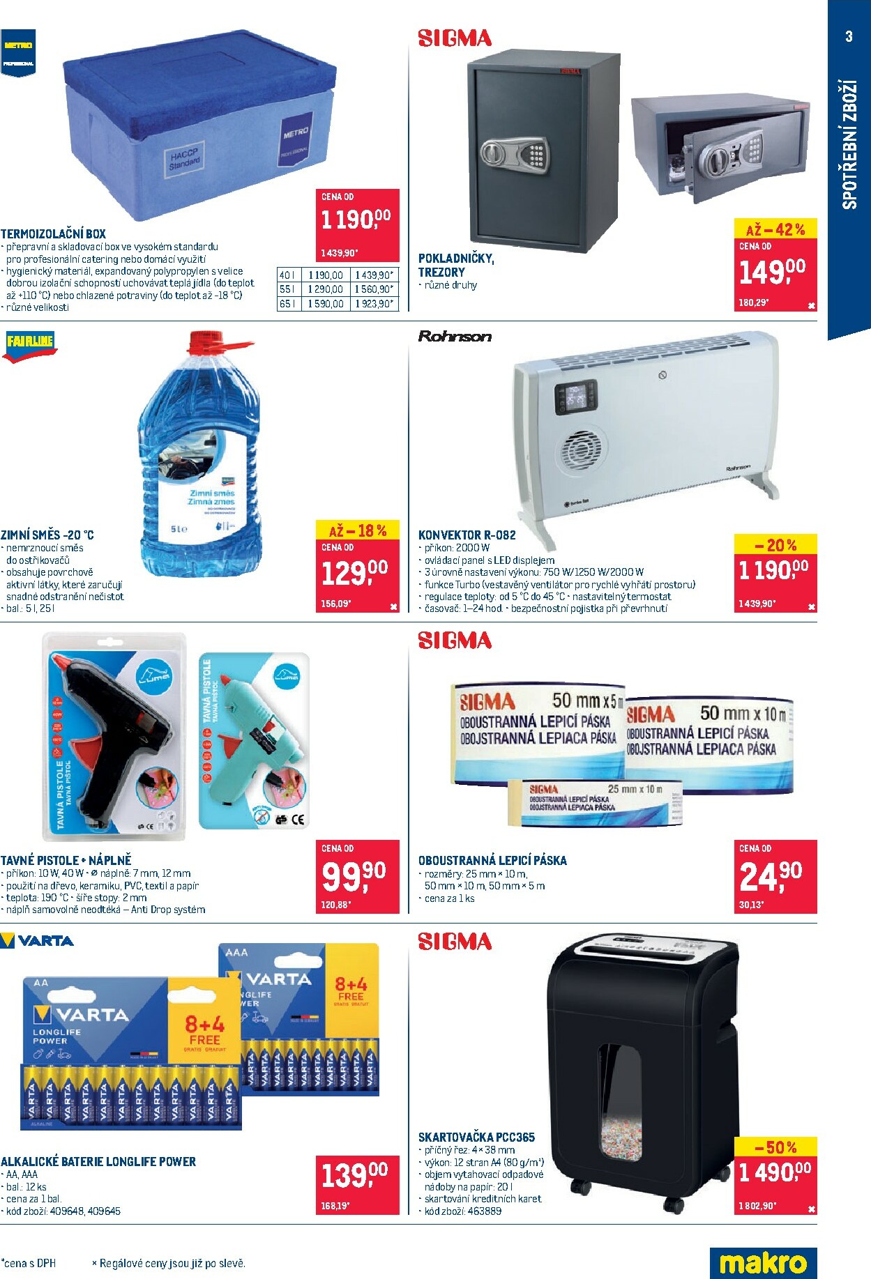 makro - Aktuální leták Makro - Spotřební zboží od 08.10. do 21.10. - page: 3