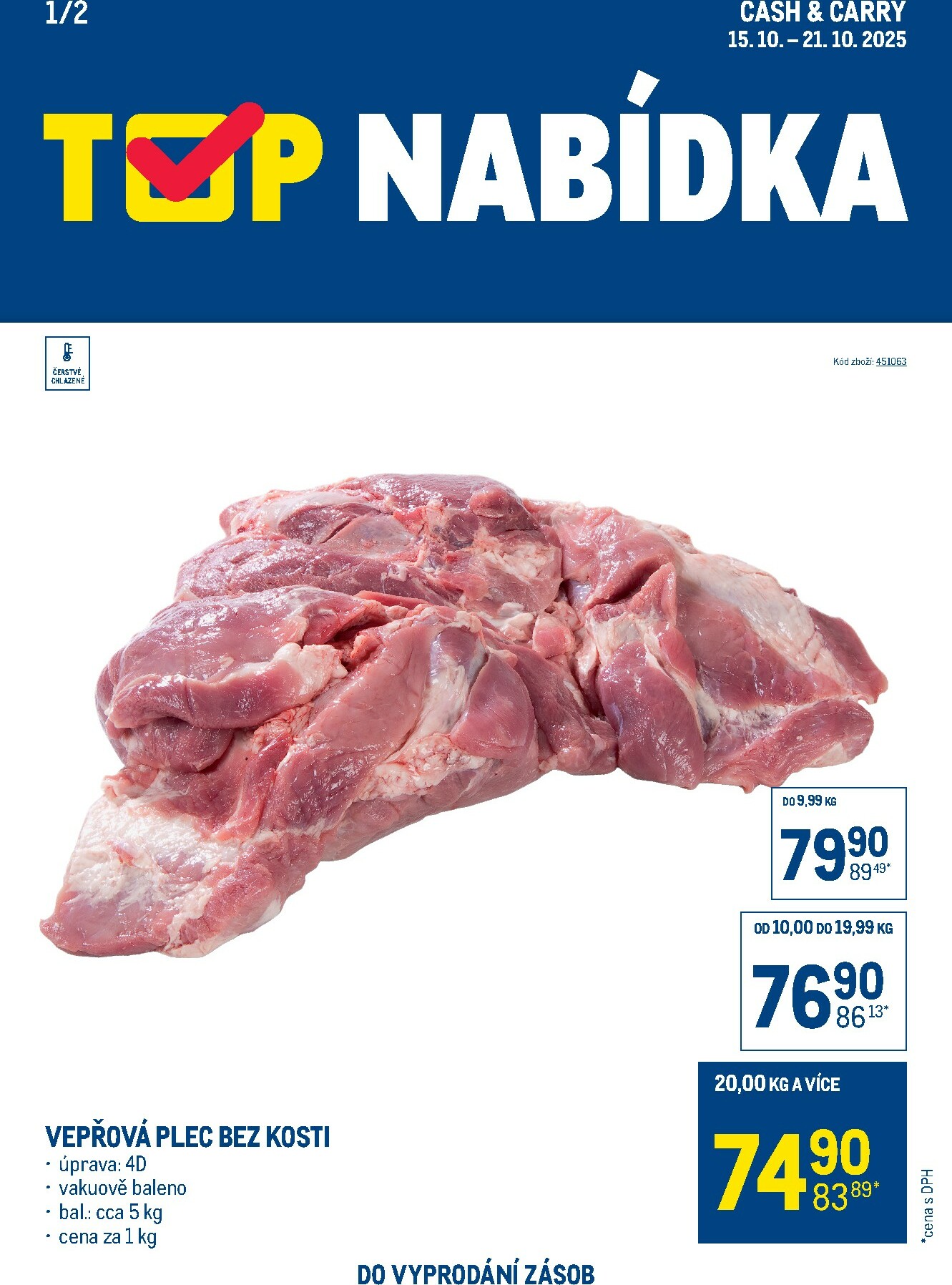 makro - Aktuální leták Makro - TOP maso od 15.10. do 21.10.