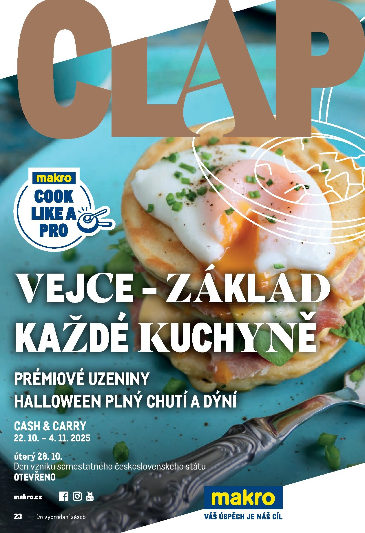 makro - Aktuální leták Makro - Pro milovníky jídla od 22.10. do 04.11.