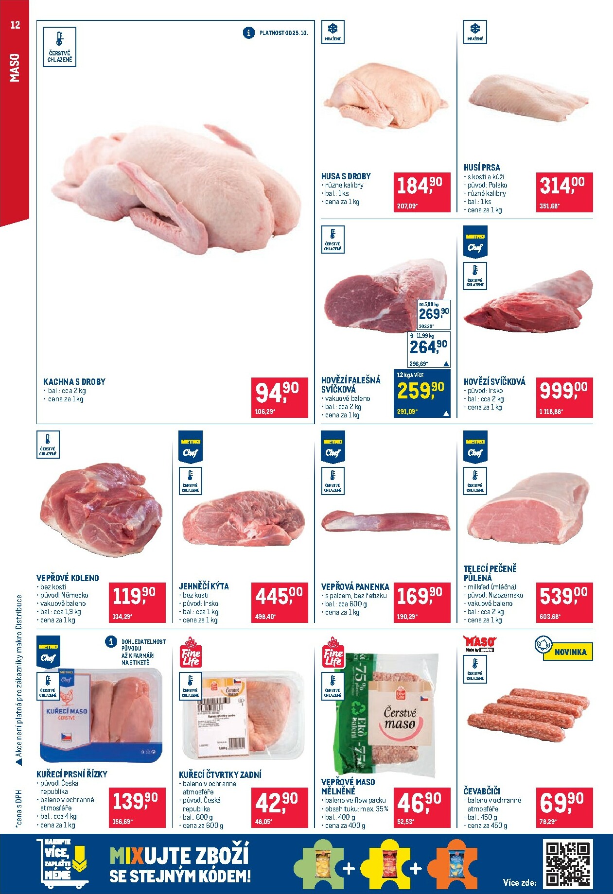 makro - Aktuální leták Makro - Pro milovníky jídla od 22.10. do 04.11. - page: 12