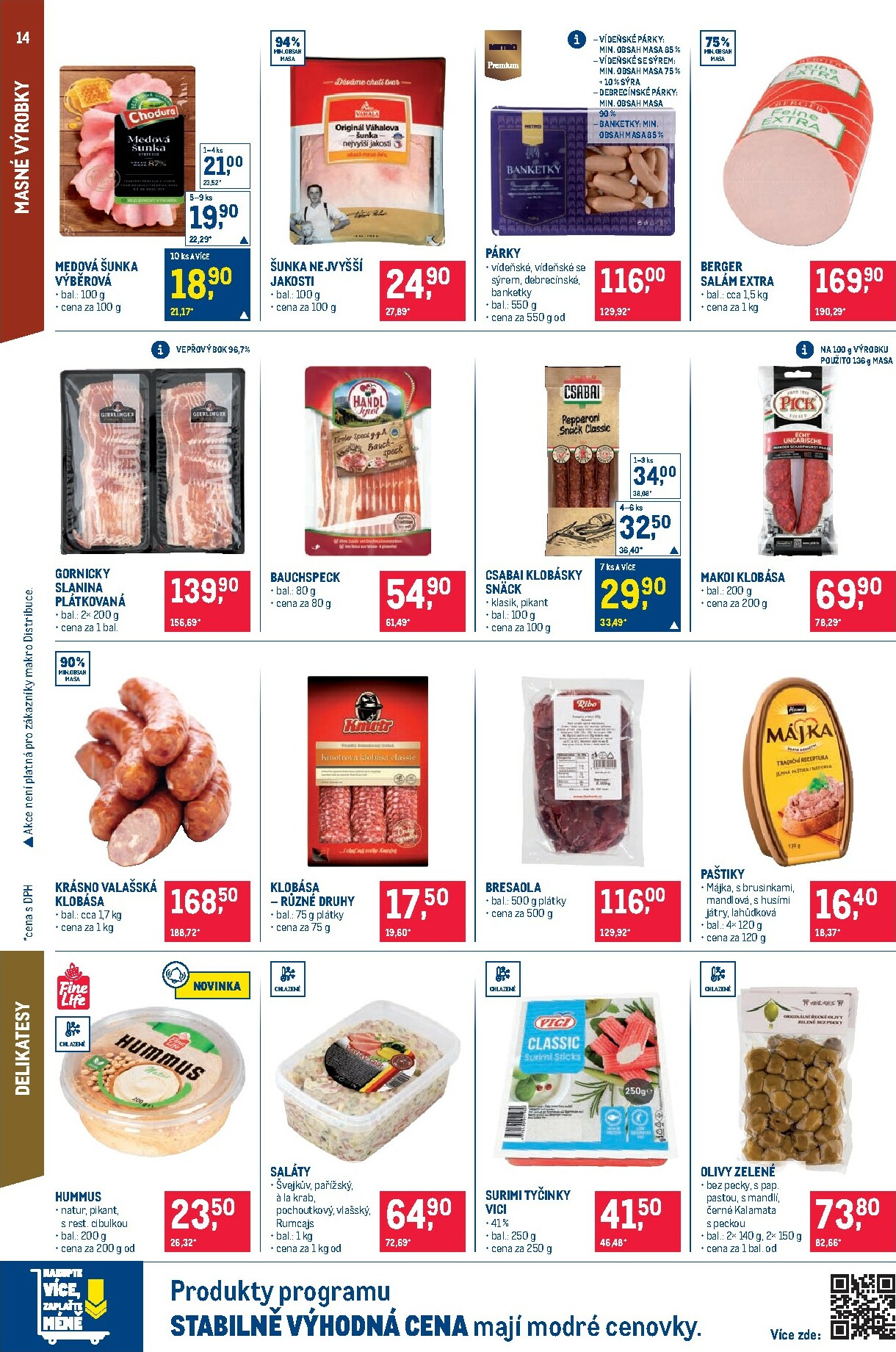 makro - Aktuální leták Makro - Pro milovníky jídla od 22.10. do 04.11. - page: 14