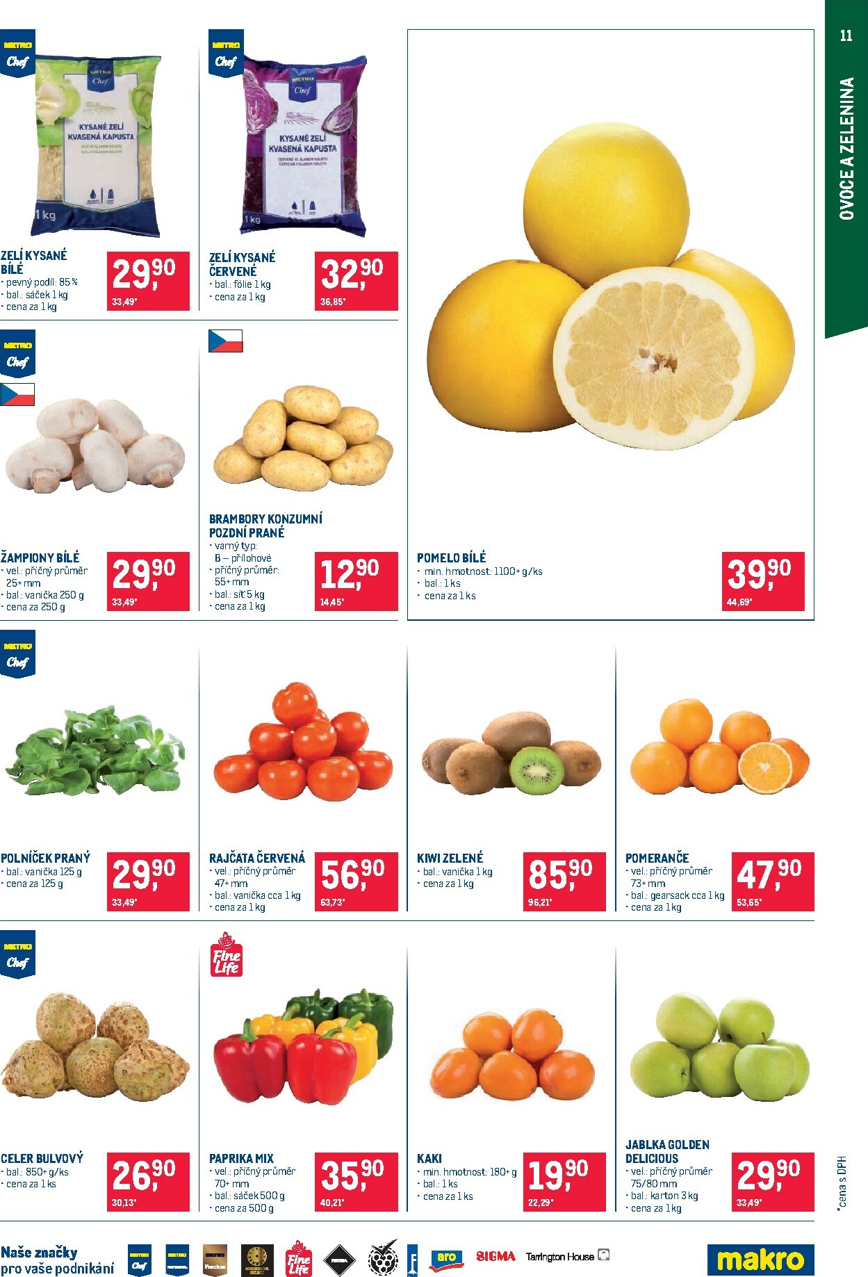 makro - Aktuální leták Makro - Pro milovníky jídla od 22.10. do 04.11. - page: 11