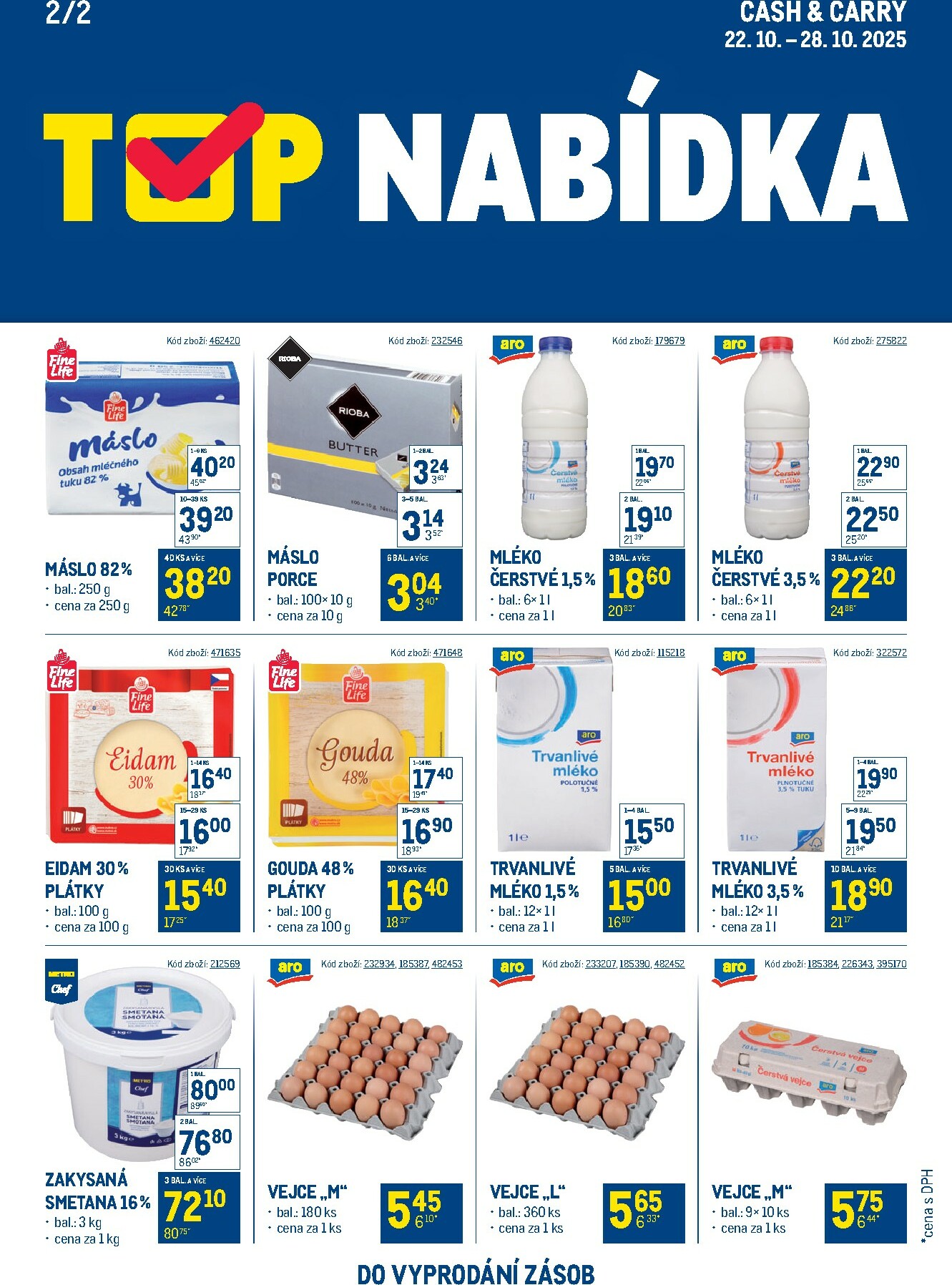 makro - Aktuální leták Makro - TOP mléčné výrobky od 22.10. do 04.11. - page: 2