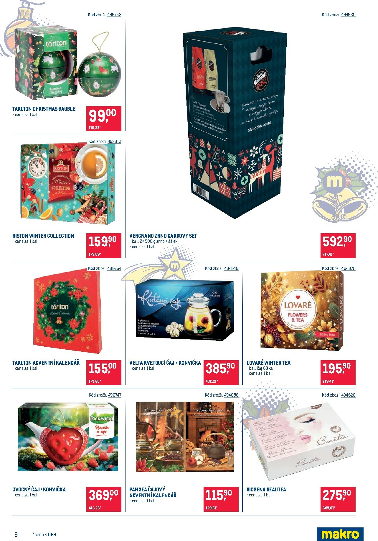 makro - Aktuální leták Makro - Dárkové balíčky od 22.10. do 18.11. - page: 9