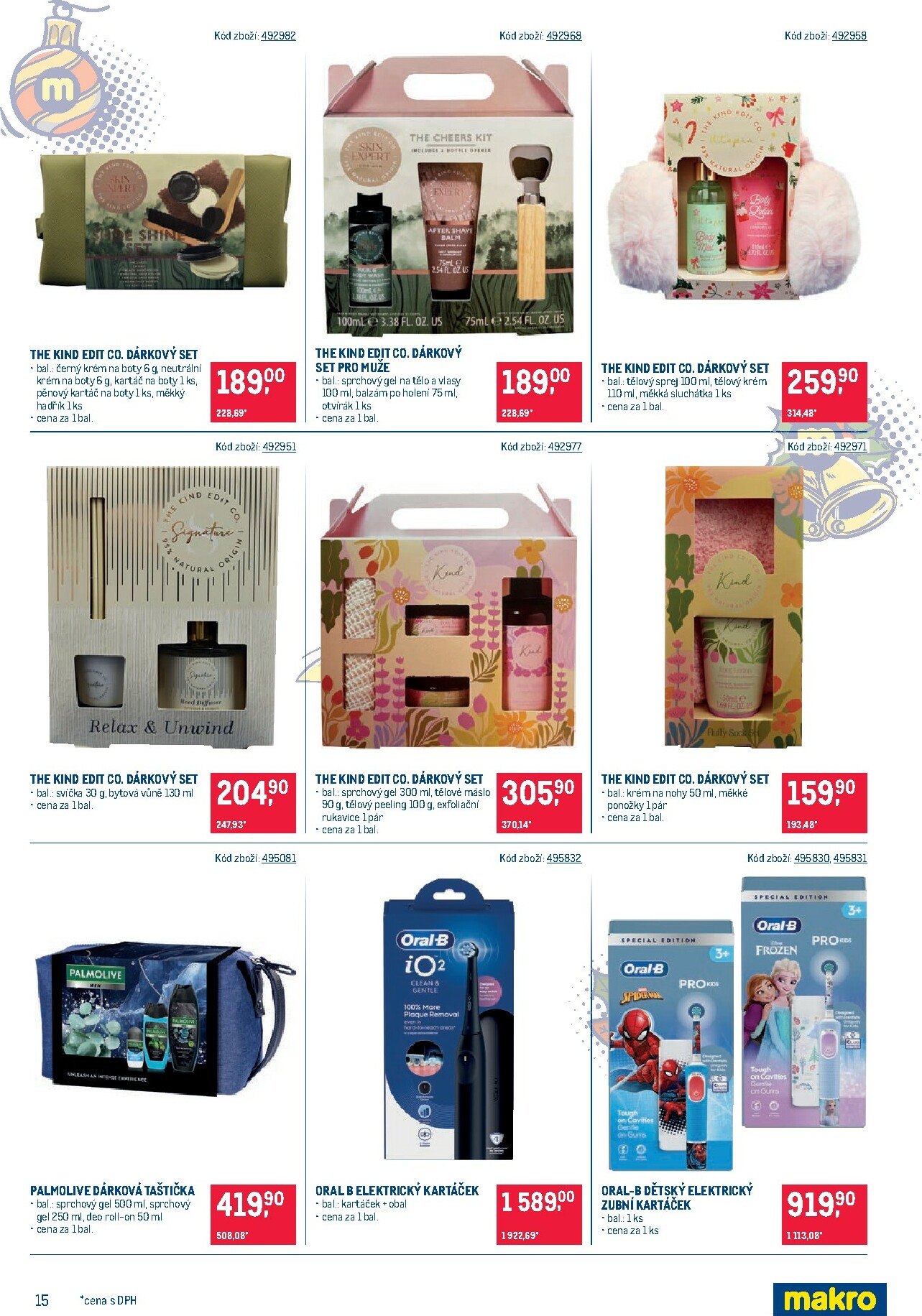 makro - Aktuální leták Makro - Dárkové balíčky od 22.10. do 18.11. - page: 15