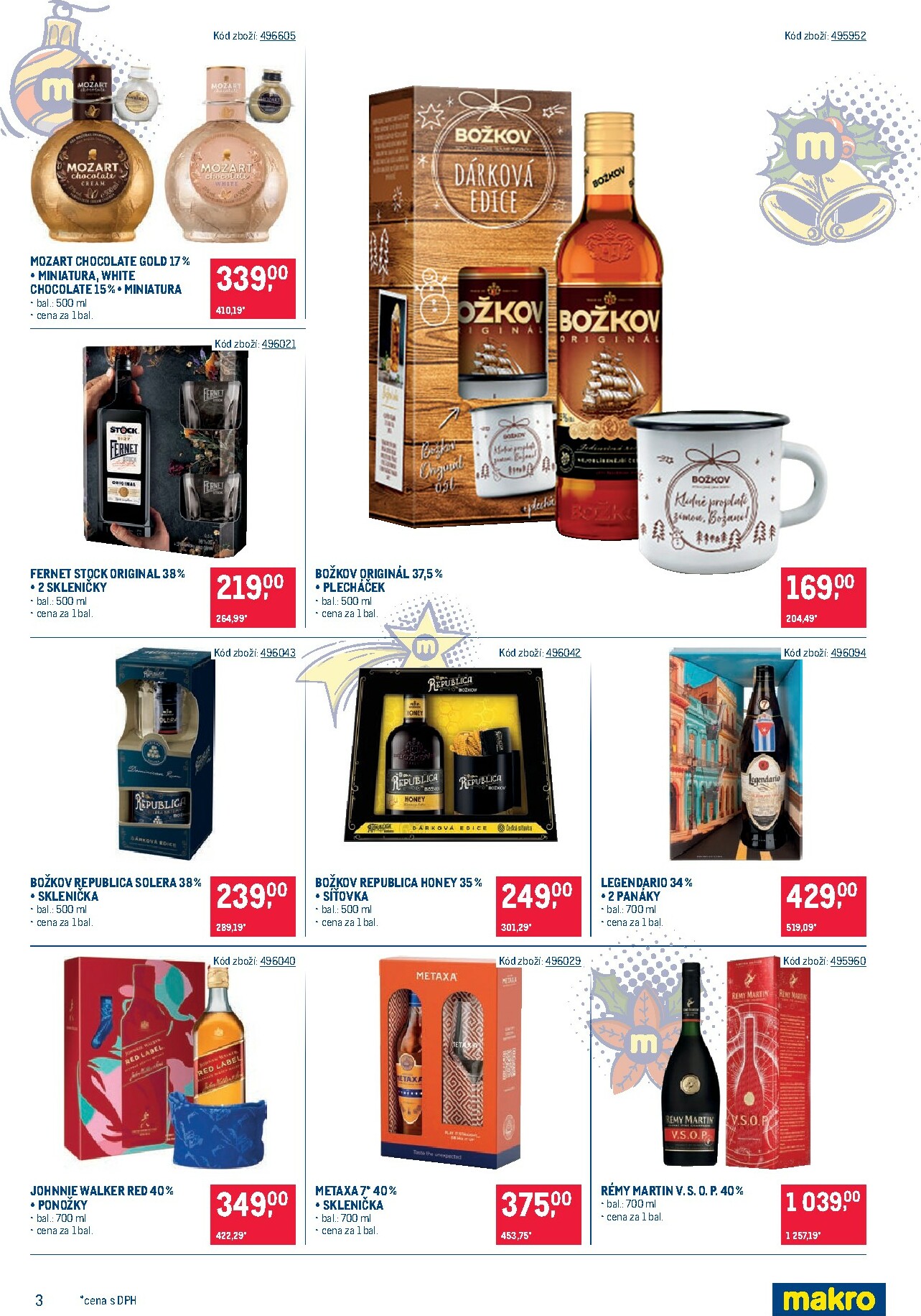 makro - Aktuální leták Makro - Dárkové balíčky od 22.10. do 18.11. - page: 3