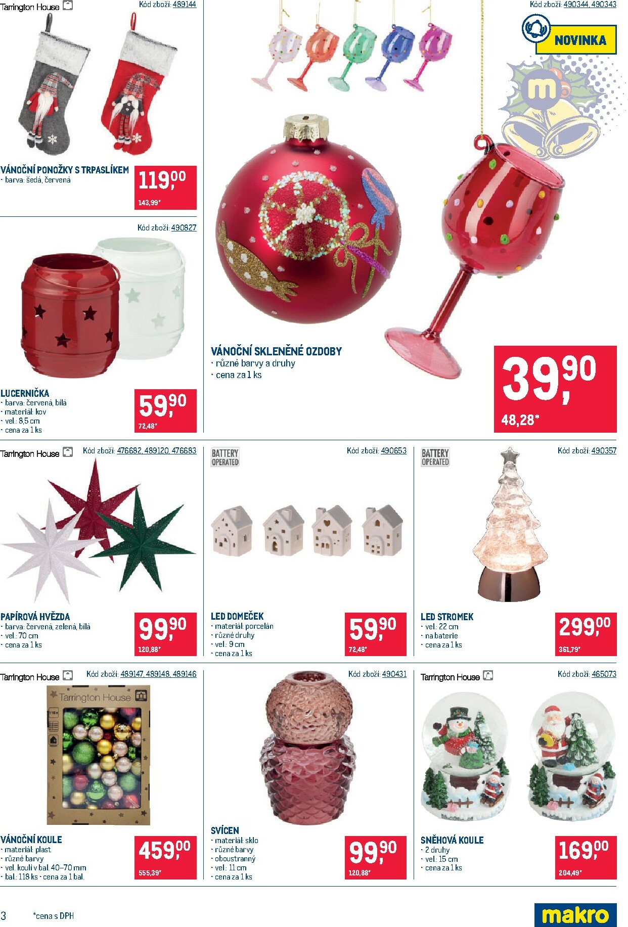 makro - Aktuální leták Makro - Dekorace od 22.10. do 18.11. - page: 3
