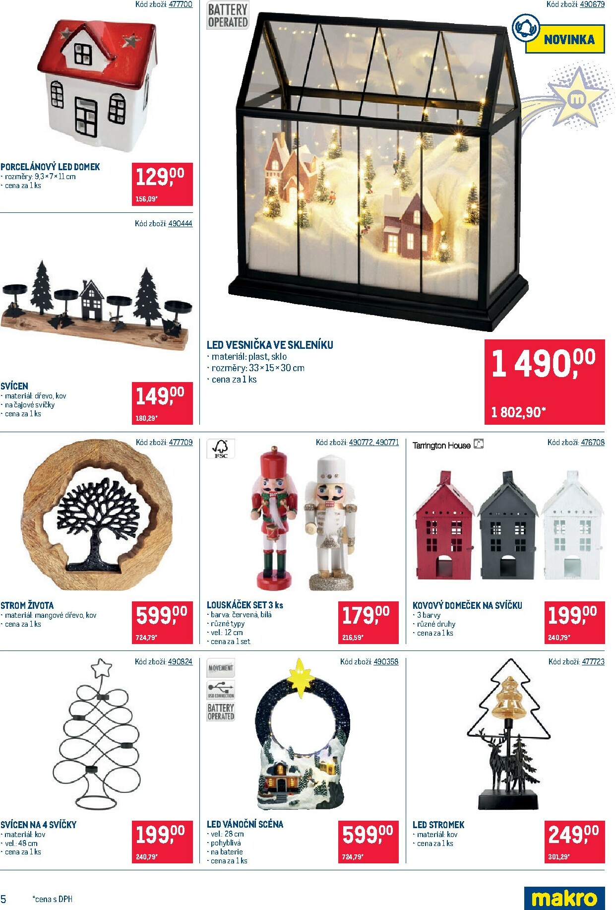 makro - Aktuální leták Makro - Dekorace od 22.10. do 18.11. - page: 5