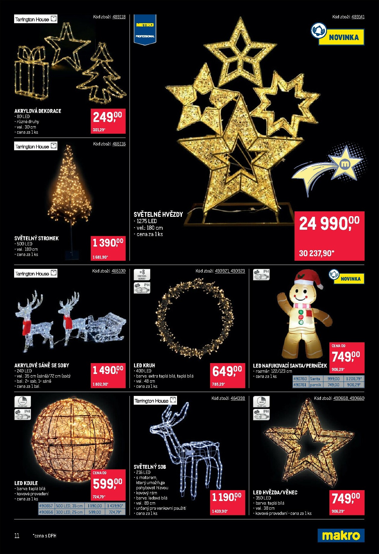 makro - Aktuální leták Makro - Dekorace od 22.10. do 18.11. - page: 11