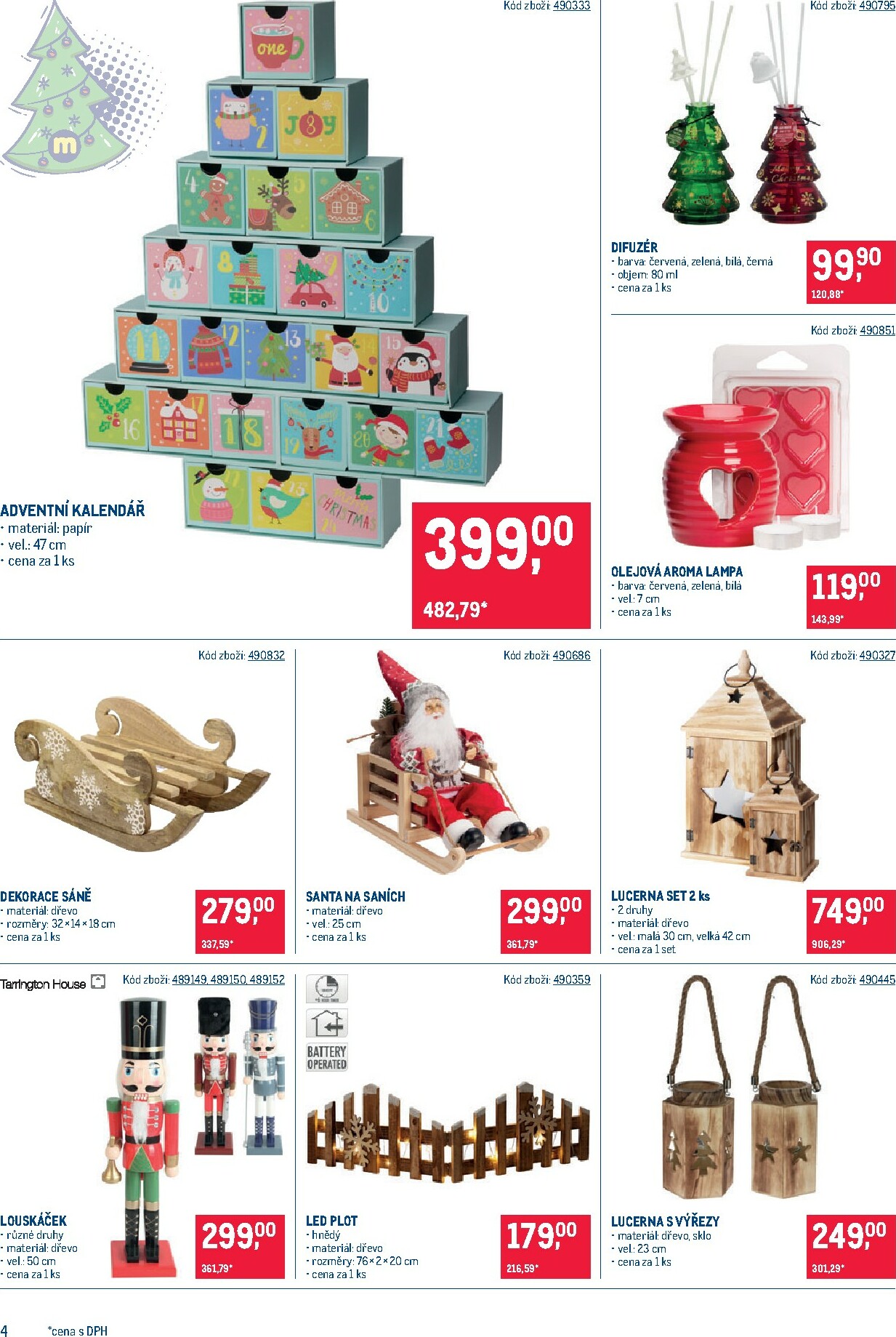 makro - Aktuální leták Makro - Dekorace od 22.10. do 18.11. - page: 4