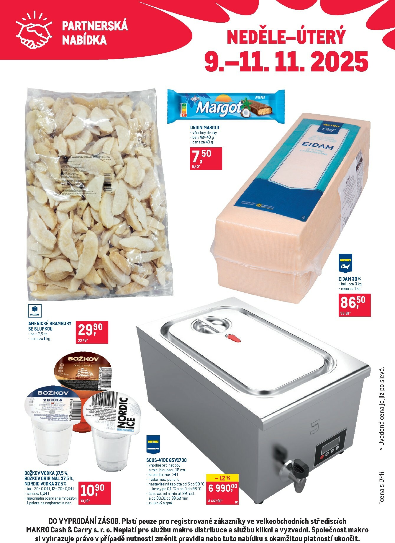 makro - Aktuální leták Makro - Partnerská nabídka od 09.11. do 11.11.