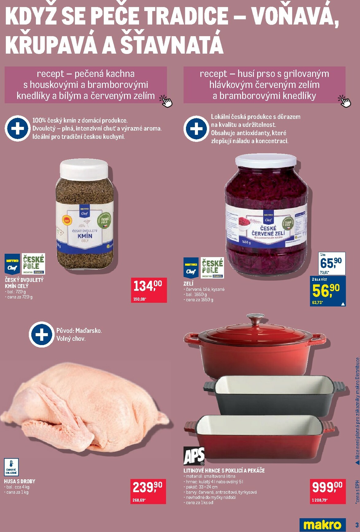 makro - Aktuální leták Makro - Pro milovníky jídla od 05.11. do 18.11. - page: 3