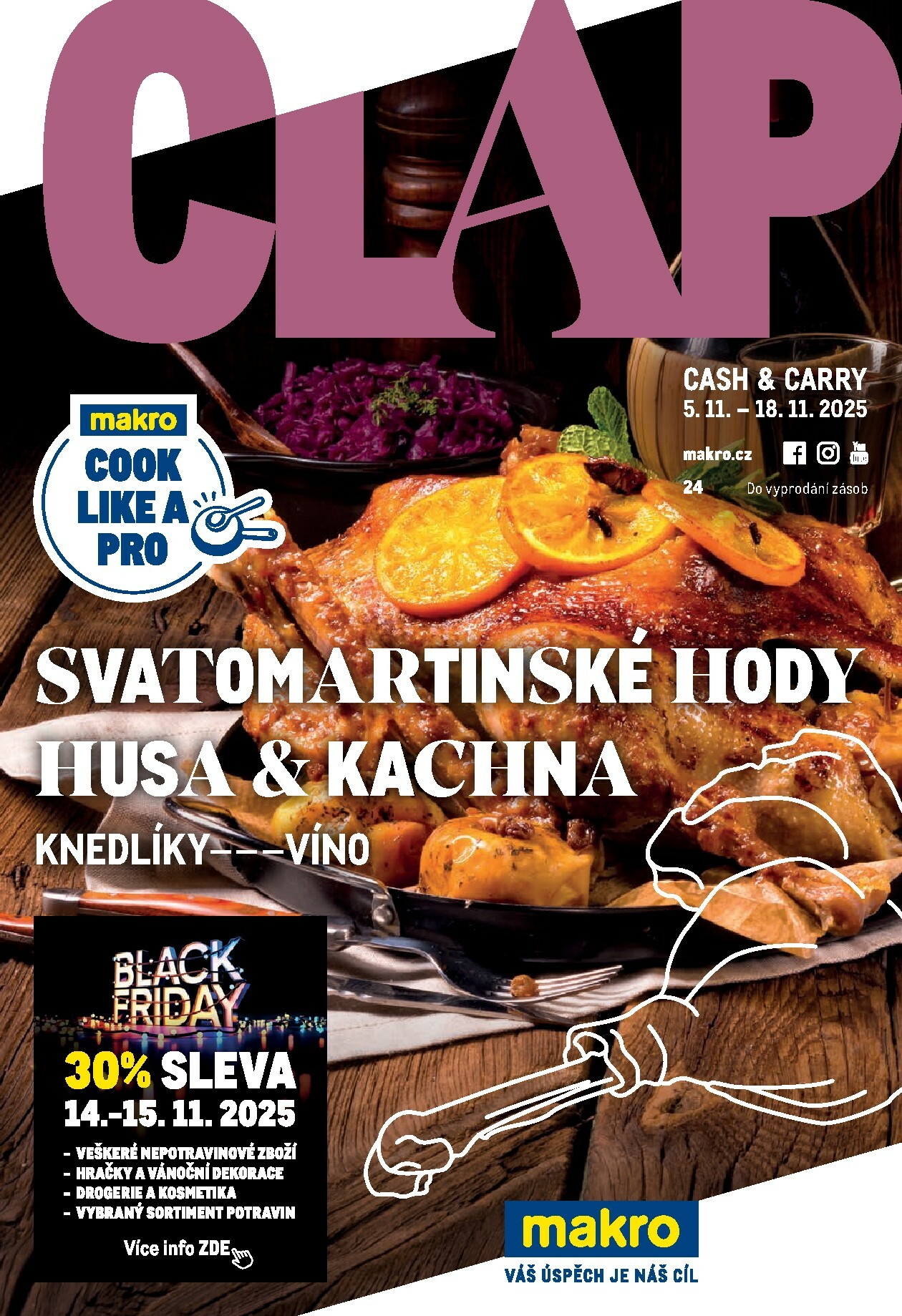 makro - Aktuální leták Makro - Pro milovníky jídla od 05.11. do 18.11.