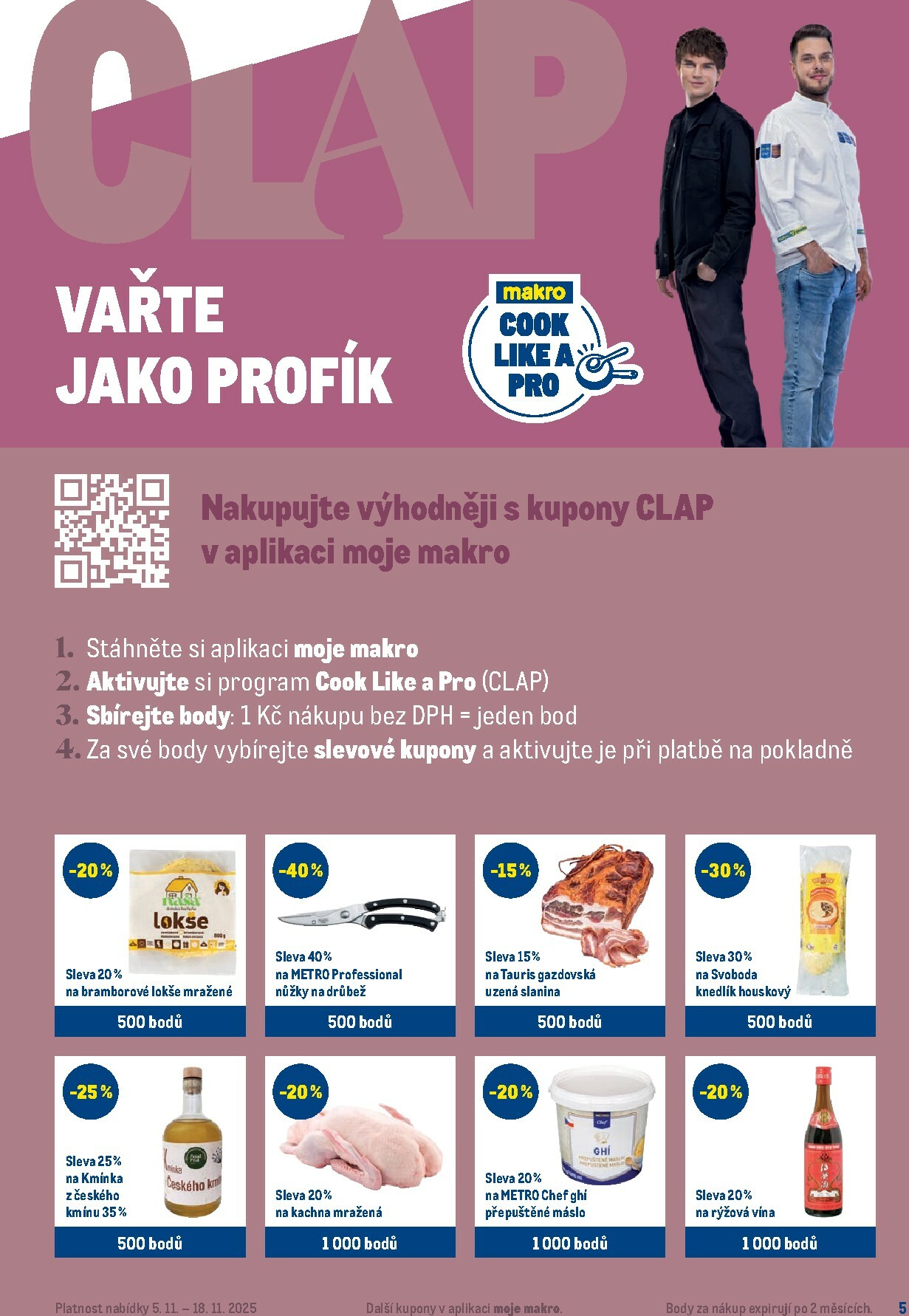 makro - Aktuální leták Makro - Pro milovníky jídla od 05.11. do 18.11. - page: 5