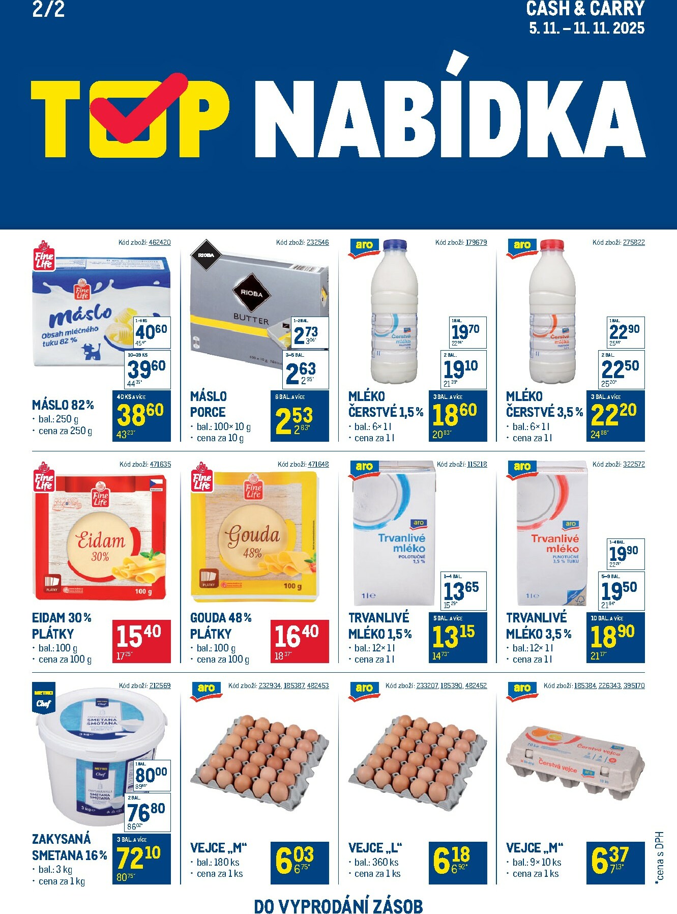 makro - Aktuální leták Makro - TOP mléčné výrobky od 05.11. do 18.11. - page: 2
