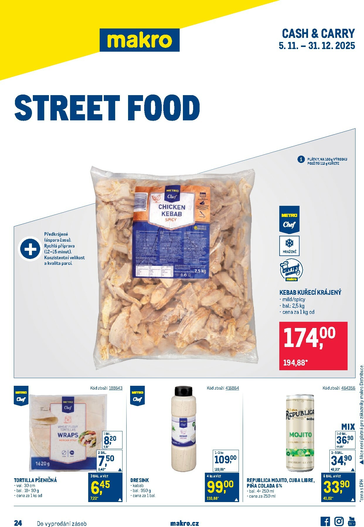 makro - Aktuální leták Makro - Street Food od 05.11. do 31.12.