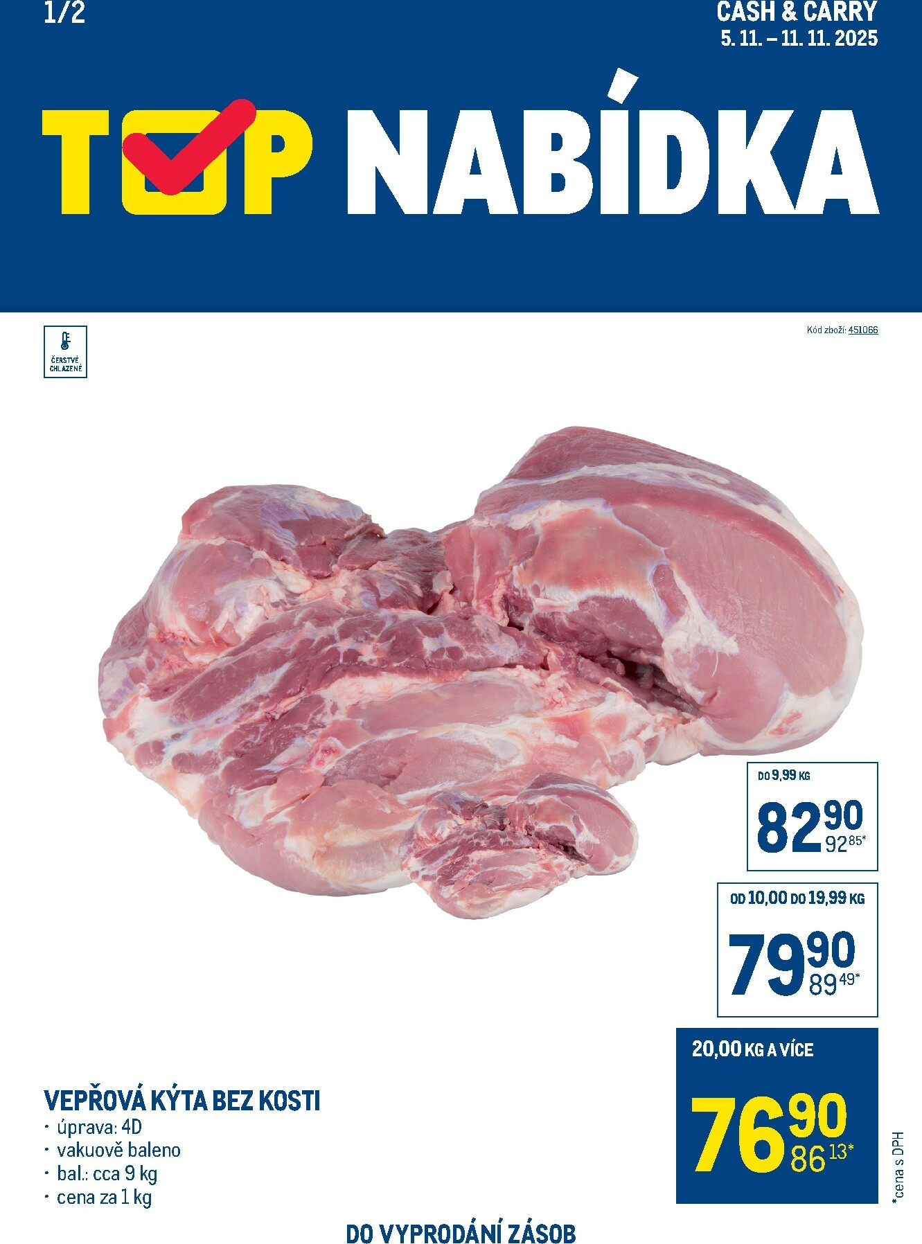 makro - Aktuální leták Makro - TOP maso od 05.11. do 11.11.