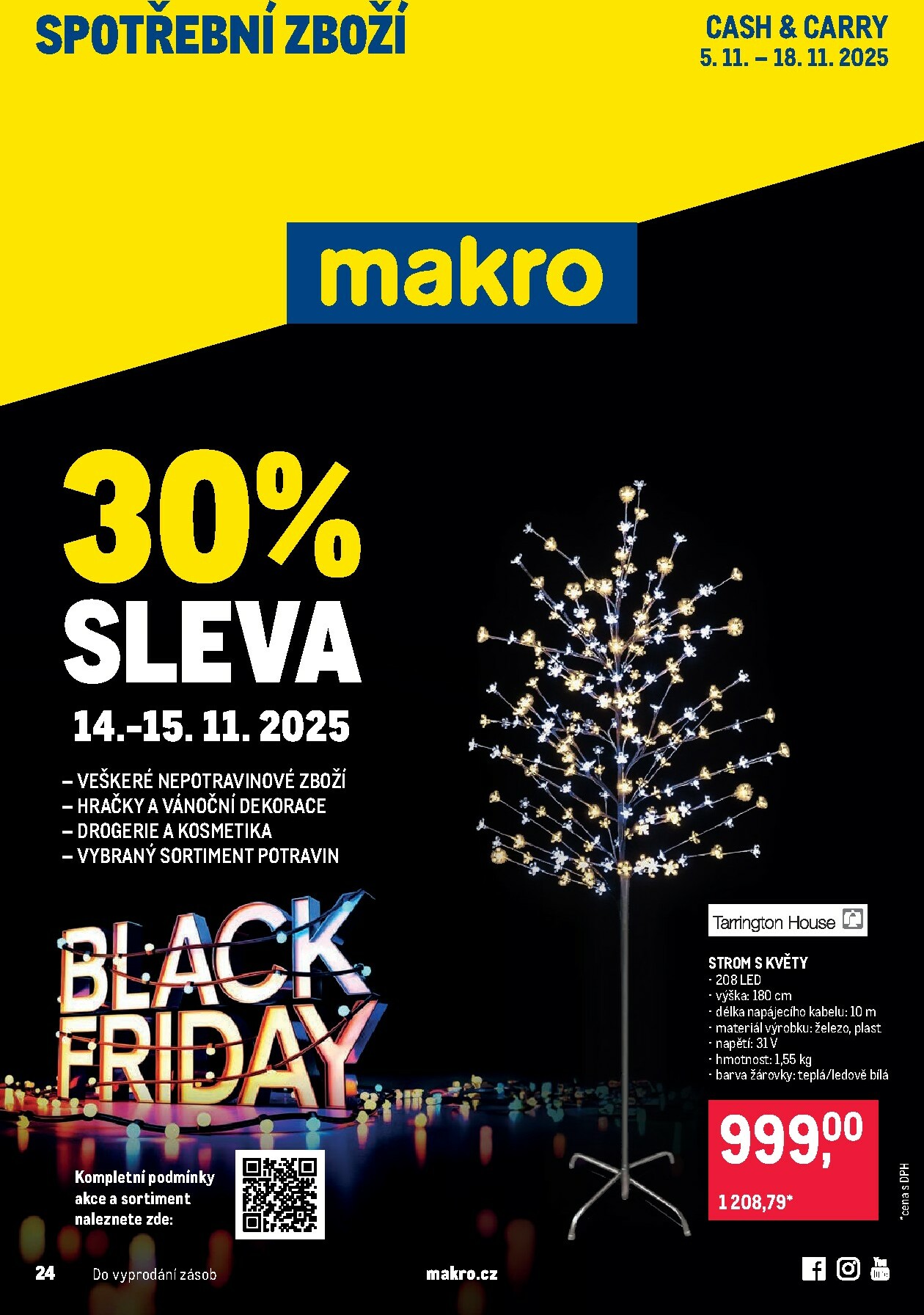makro - Aktuální leták Makro - Spotřební zboží od 05.11. do 18.11.