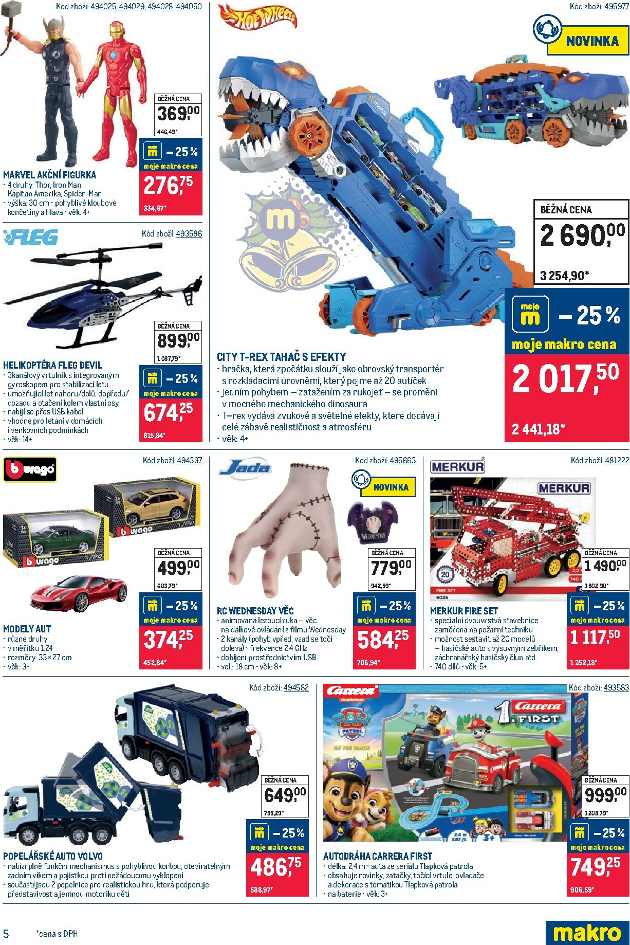 makro - Aktuální leták Makro - Hračky od 05.11. do 02.12. - page: 5