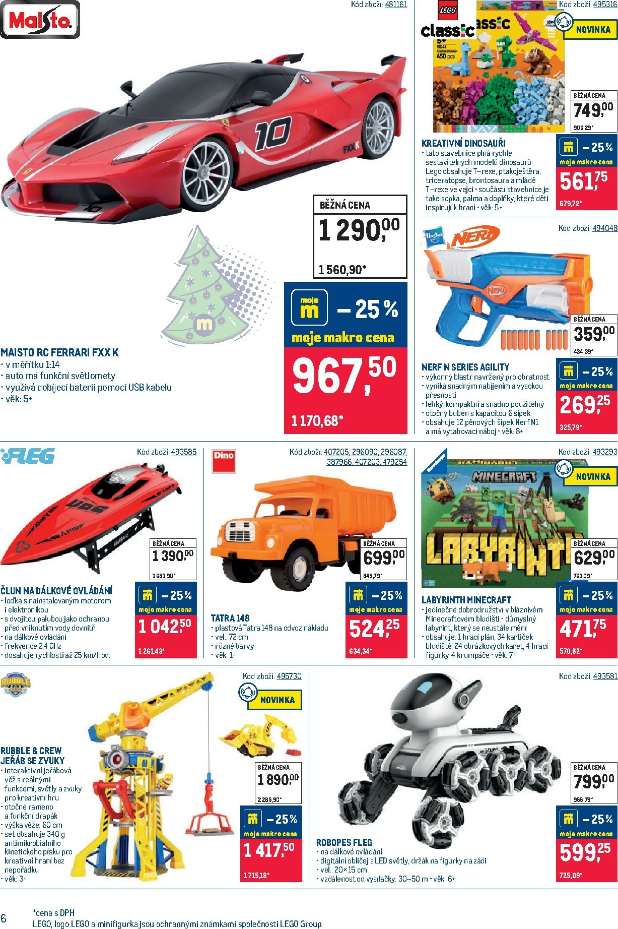 makro - Aktuální leták Makro - Hračky od 05.11. do 02.12. - page: 6