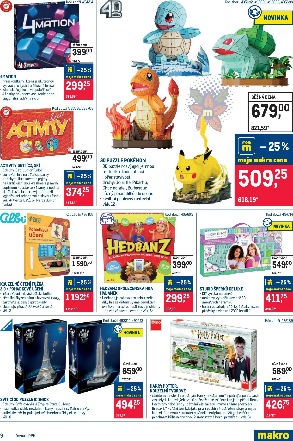 makro - Aktuální leták Makro - Hračky od 05.11. do 02.12. - page: 9