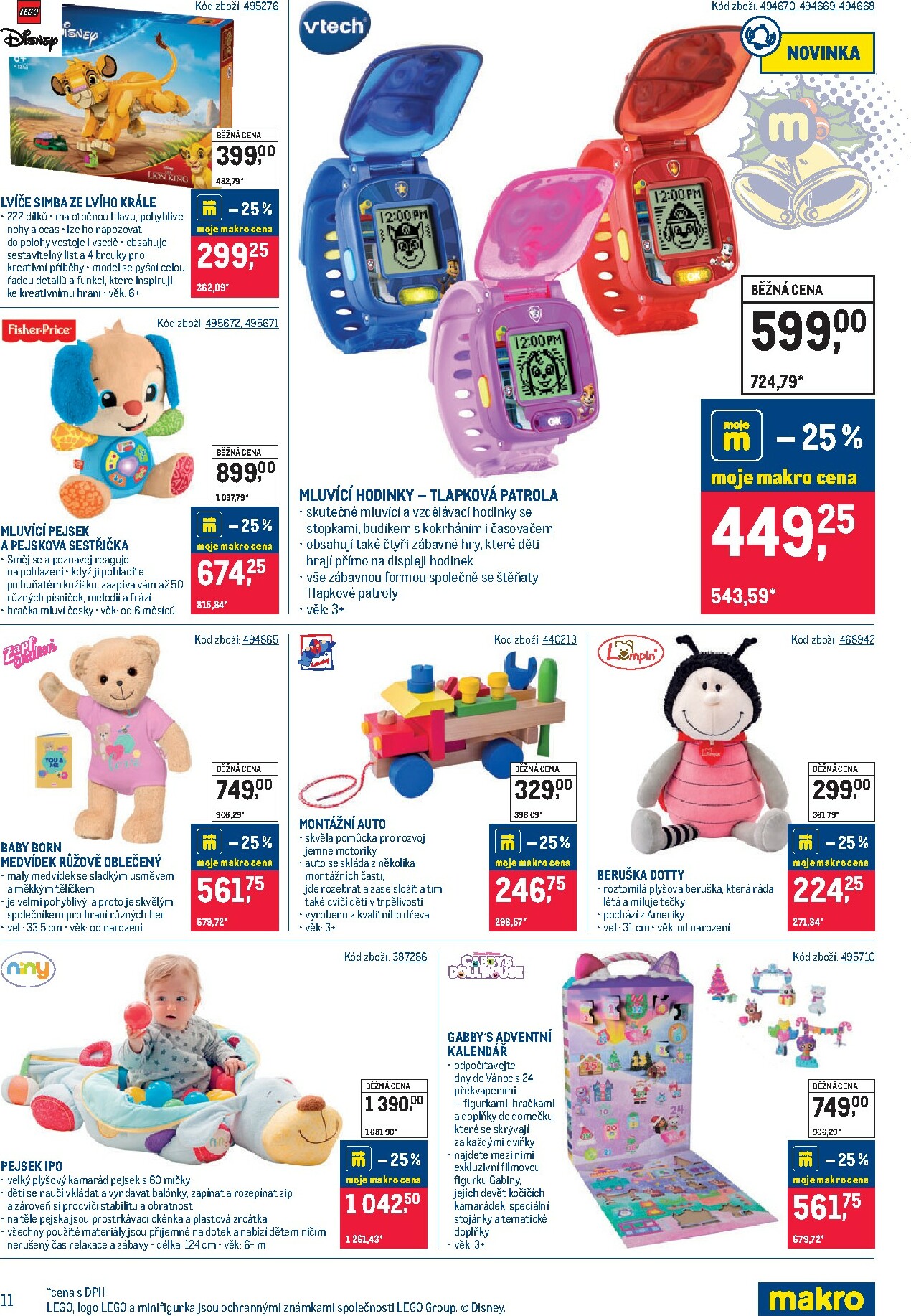 makro - Aktuální leták Makro - Hračky od 05.11. do 02.12. - page: 11
