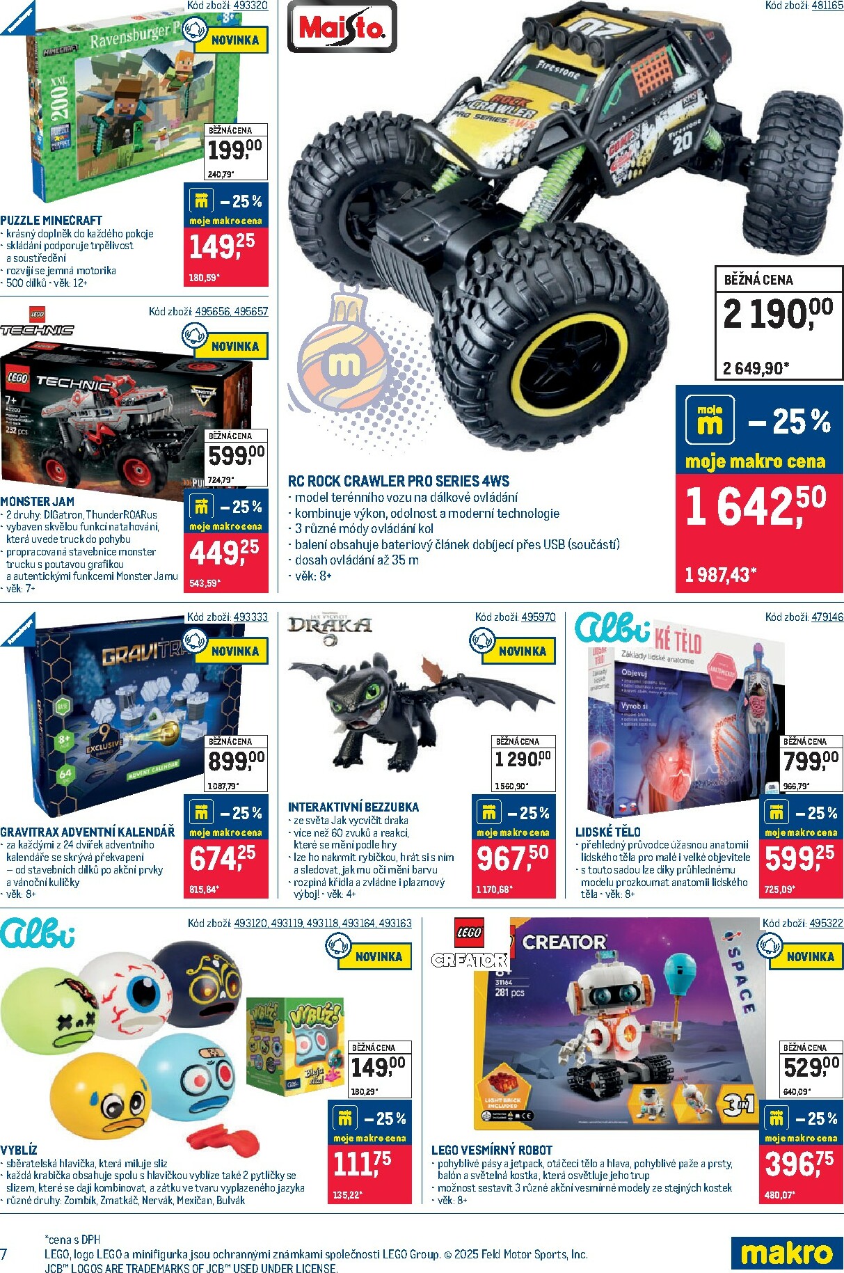 makro - Aktuální leták Makro - Hračky od 05.11. do 02.12. - page: 7