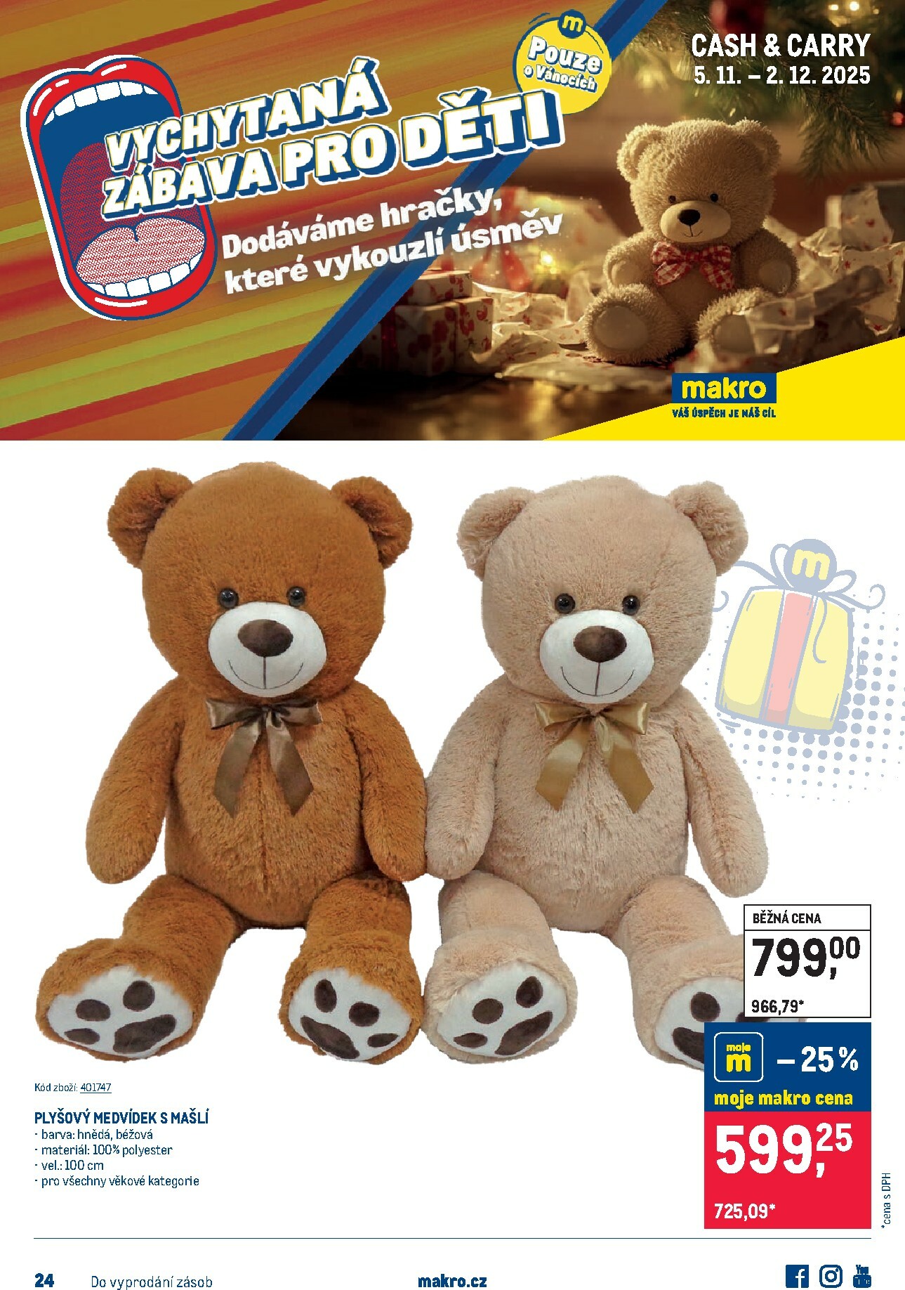 makro - Aktuální leták Makro - Hračky od 05.11. do 02.12.