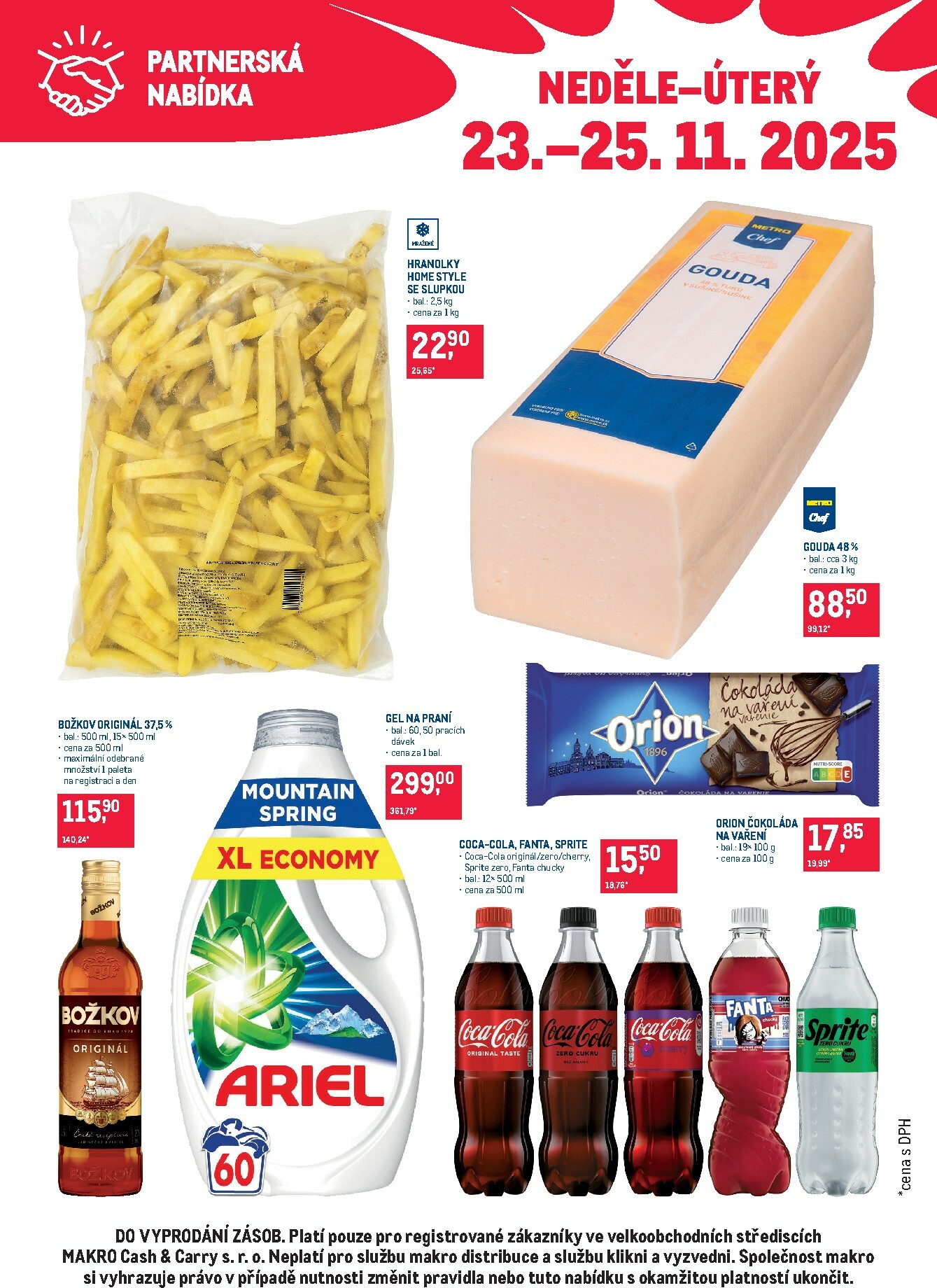 makro - Aktuální leták Makro - Partnerská nabídka od 23.11. do 25.11.