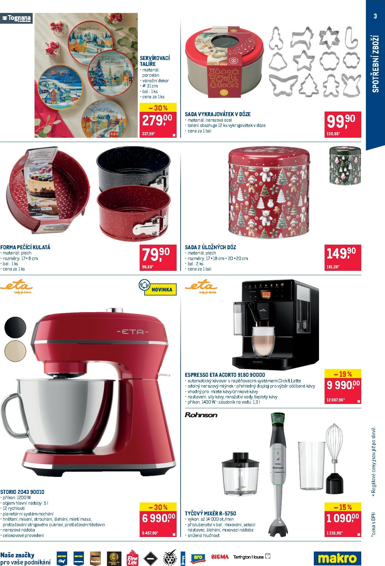 makro - Aktuální leták Makro - Spotřební zboží od 19.11. do 02.12. - page: 3