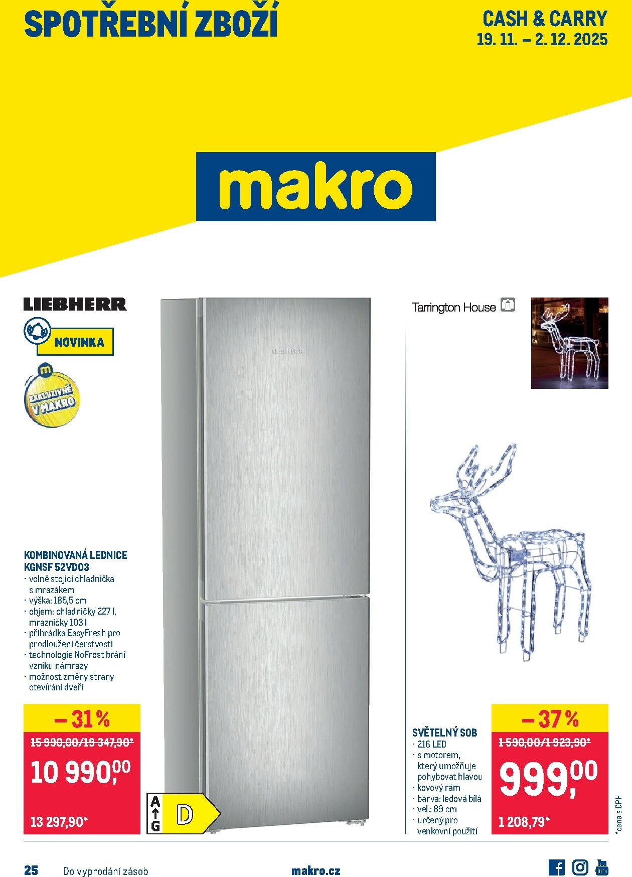 makro - Aktuální leták Makro - Spotřební zboží od 19.11. do 02.12. - page: 1