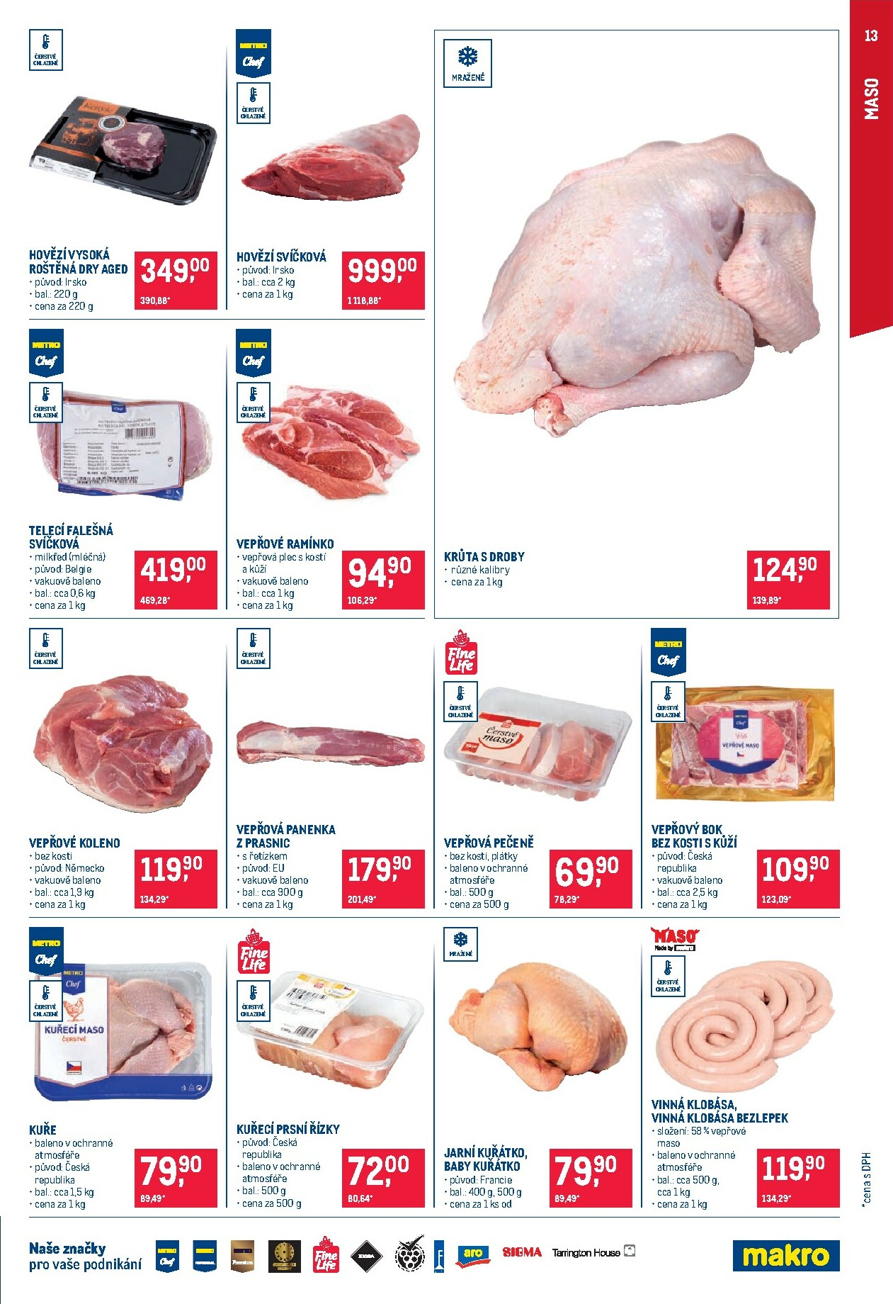makro - Aktuální leták Makro - Pro milovníky jídla od 03.12. do 16.12. - page: 13