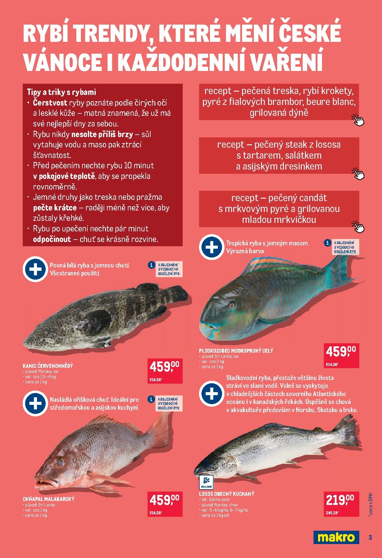 makro - Aktuální leták Makro - Pro milovníky jídla od 03.12. do 16.12. - page: 3