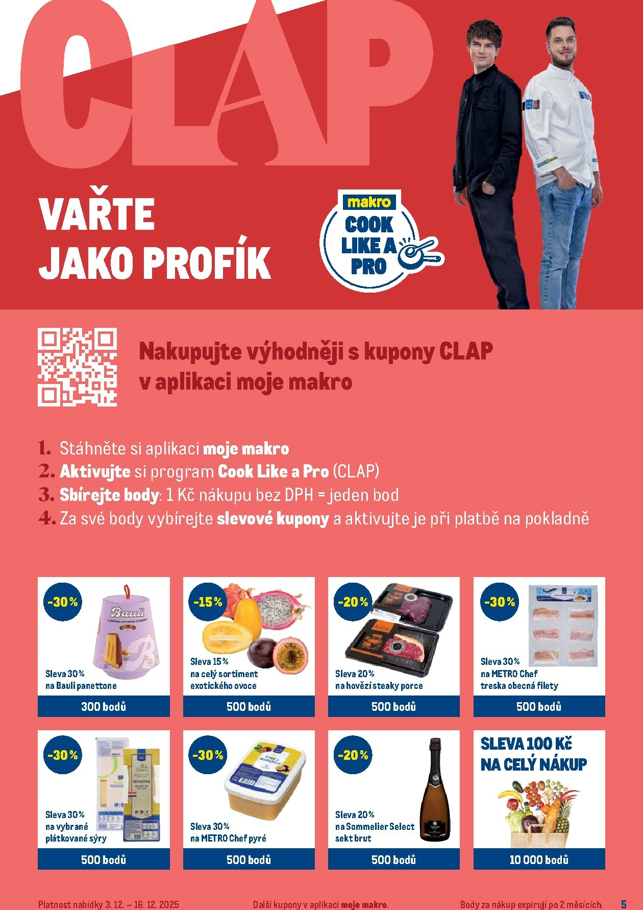 makro - Aktuální leták Makro - Pro milovníky jídla od 03.12. do 16.12. - page: 5