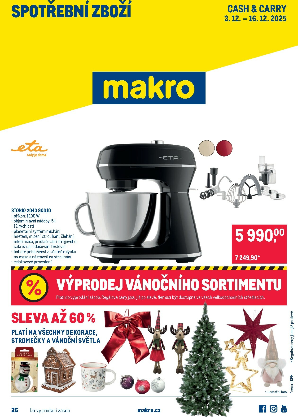 makro - Aktuální leták Makro - Spotřební zboží od 03.12. do 16.12.