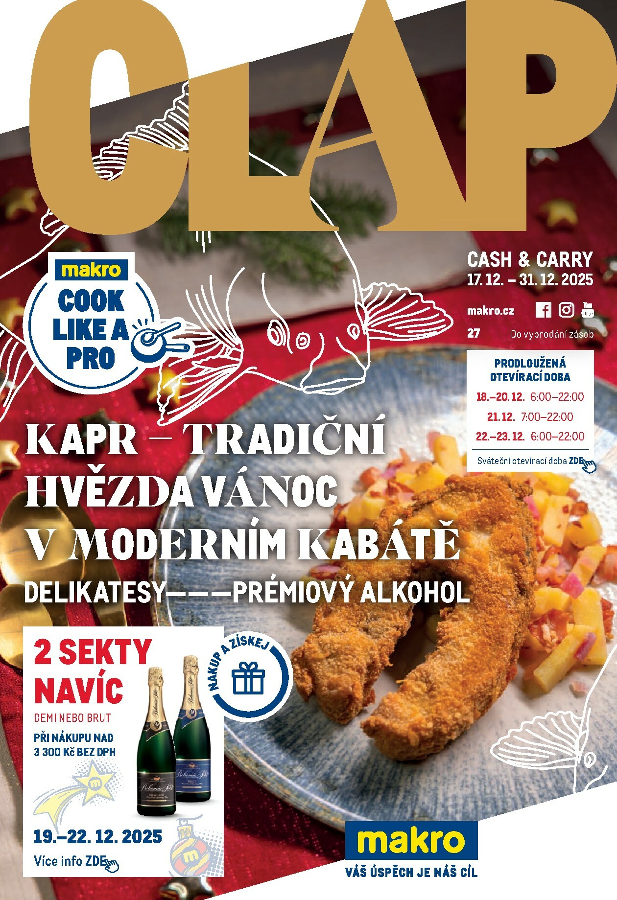 makro - Aktuální leták Makro - Pro milovníky jídla od 17.12. do 31.12.