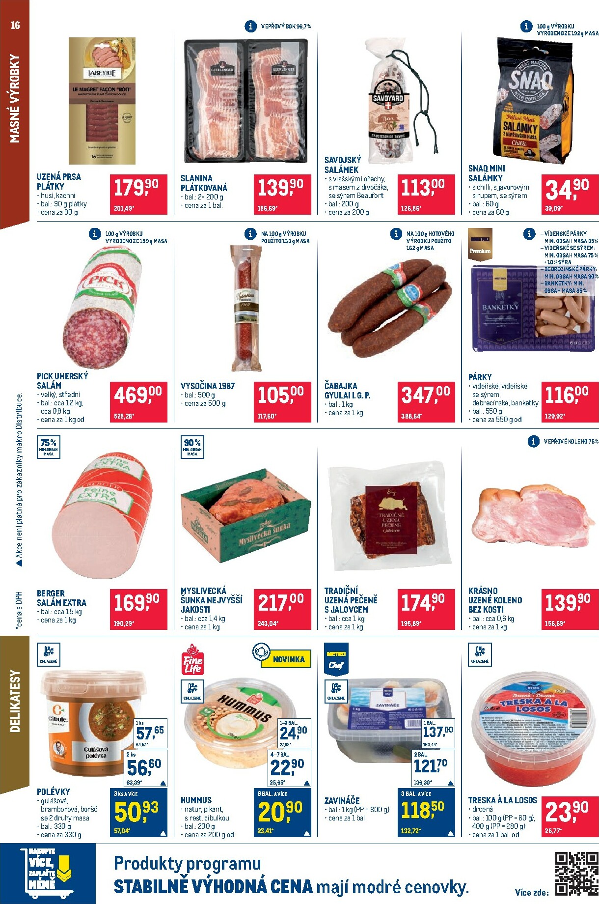 makro - Aktuální leták Makro - Pro milovníky jídla od 17.12. do 31.12. - page: 16