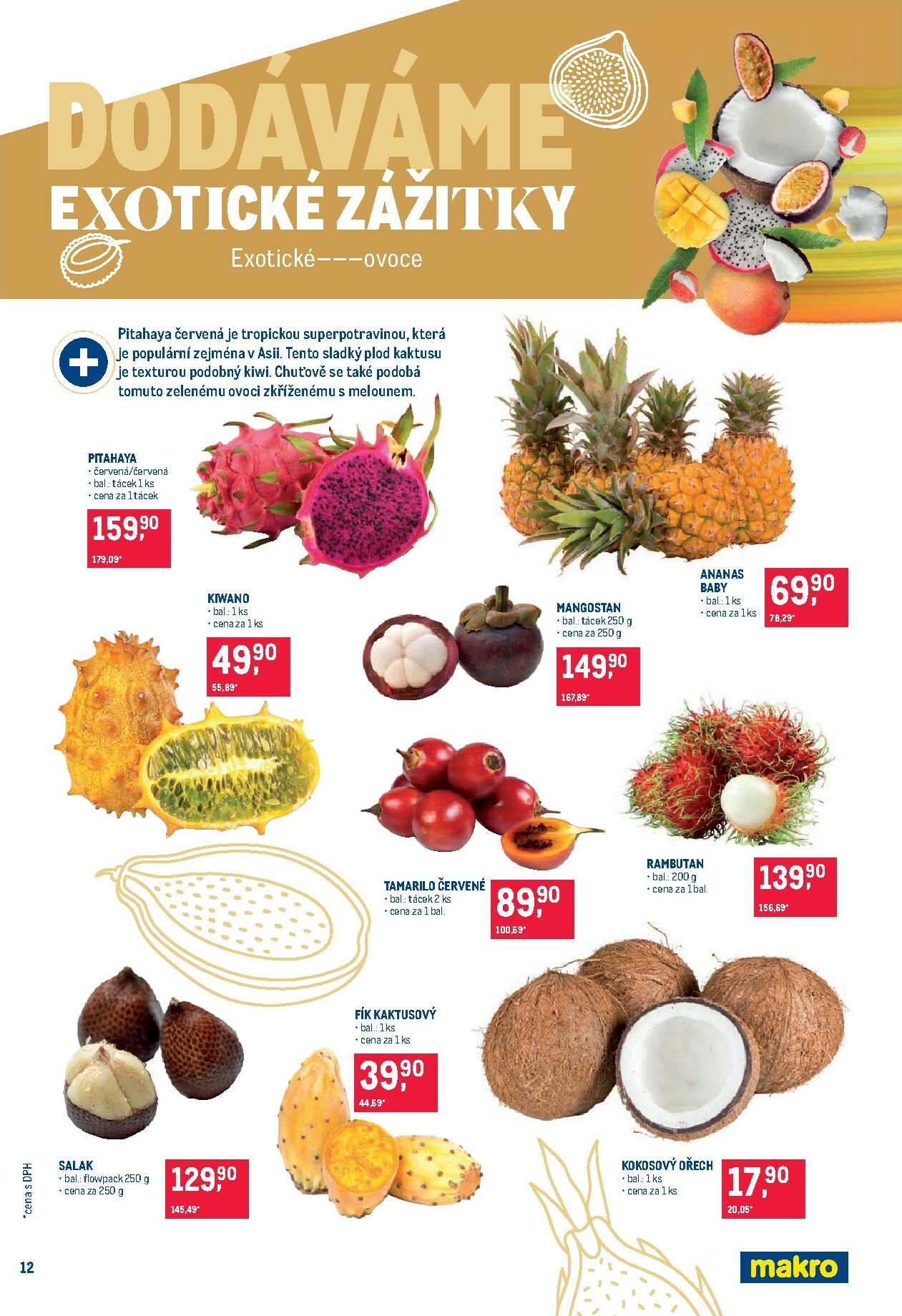 makro - Aktuální leták Makro - Pro milovníky jídla od 17.12. do 31.12. - page: 12