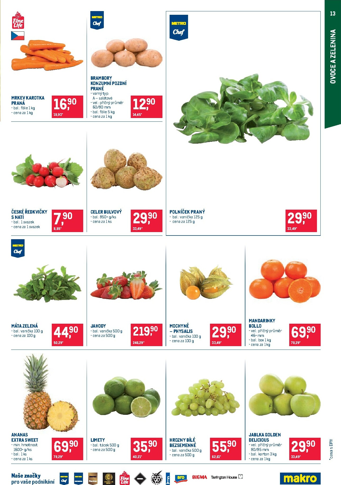 makro - Aktuální leták Makro - Pro milovníky jídla od 17.12. do 31.12. - page: 13
