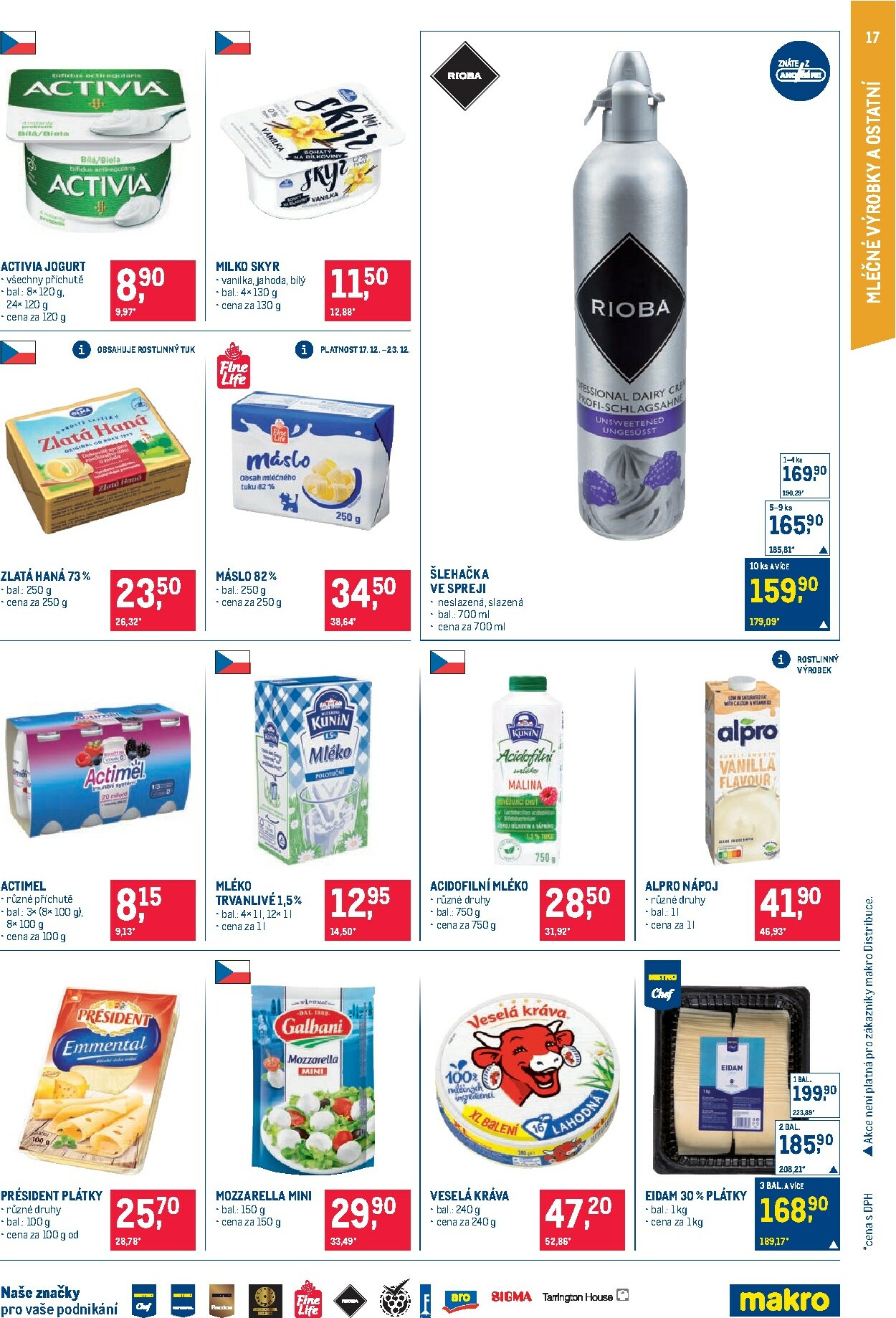 makro - Aktuální leták Makro - Pro milovníky jídla od 17.12. do 31.12. - page: 17