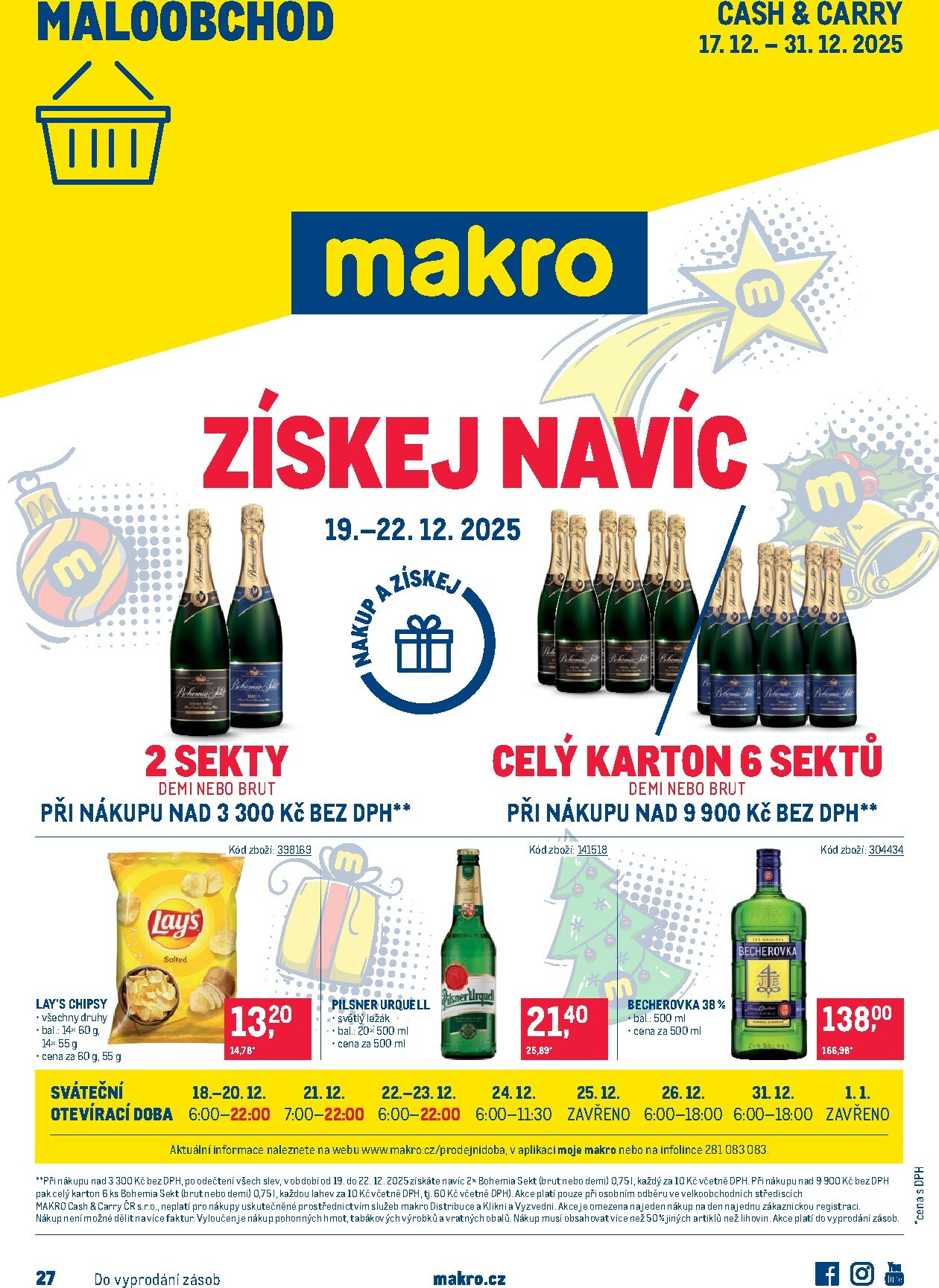 makro - Aktuální leták Makro - Maloobchod od 17.12. do 31.12.