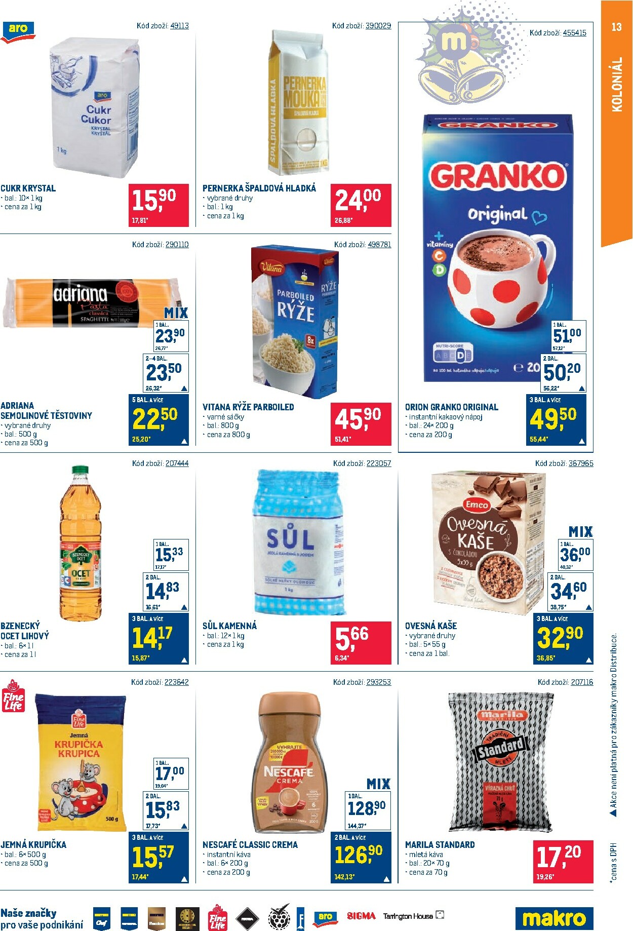 makro - Aktuální leták Makro - Maloobchod od 17.12. do 31.12. - page: 13