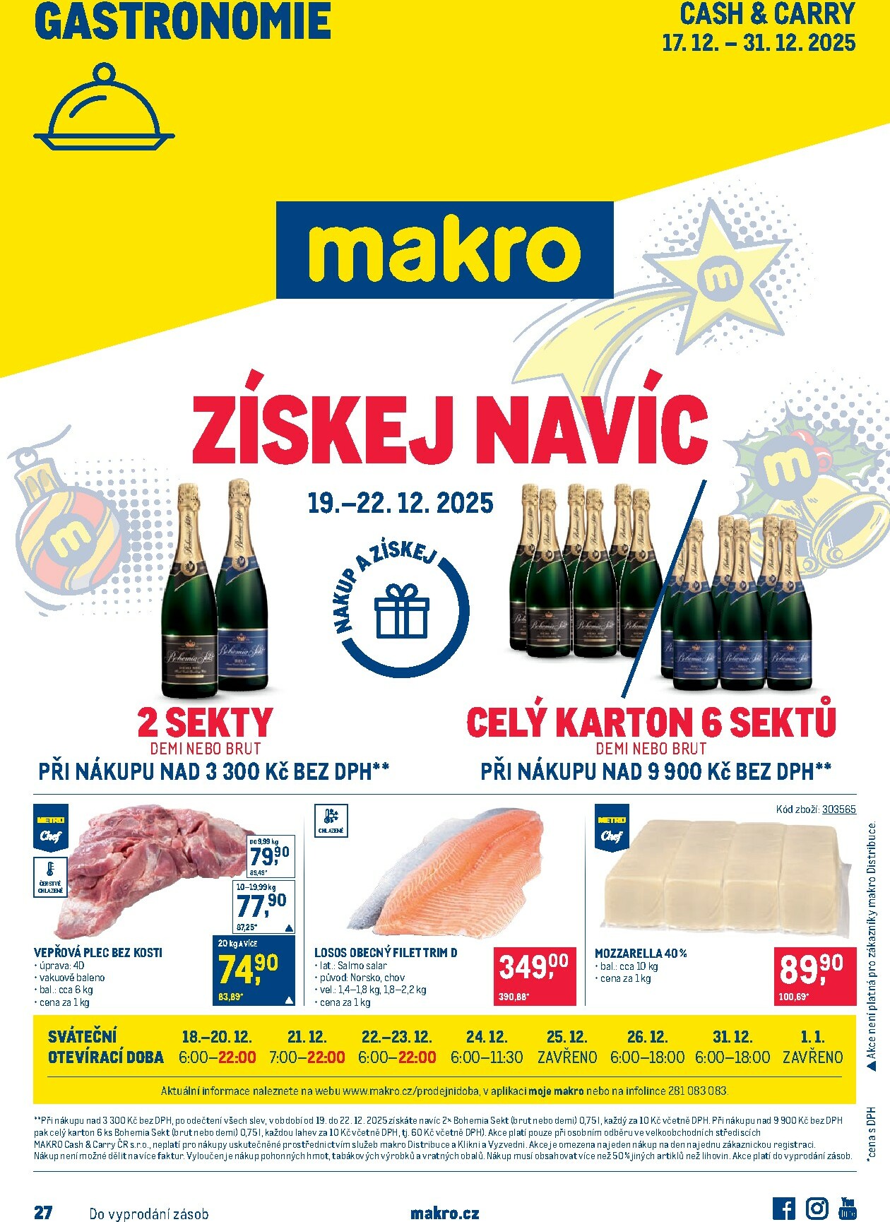 makro - Aktuální leták Makro - Gastronomie od 17.12. do 31.12.