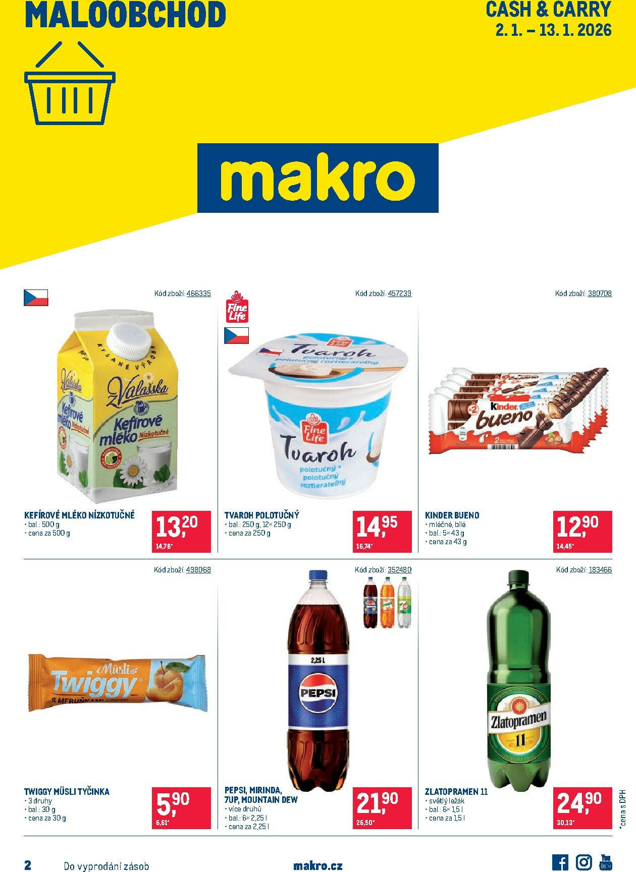 makro - Aktuální leták Makro - Maloobchod od 02.01. do 13.01.