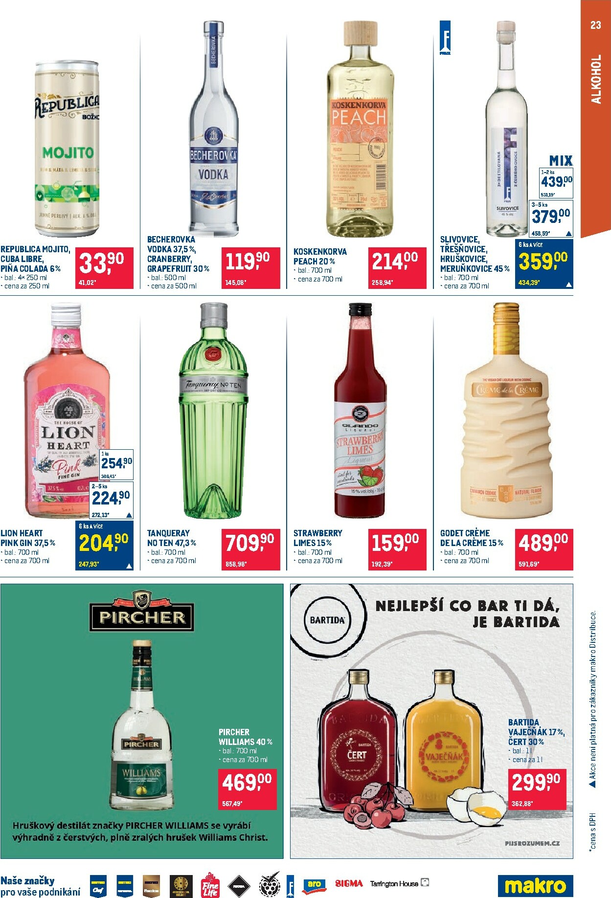 makro - Aktuální leták Makro - Pro milovníky jídla od 02.01. do 13.01. - page: 23