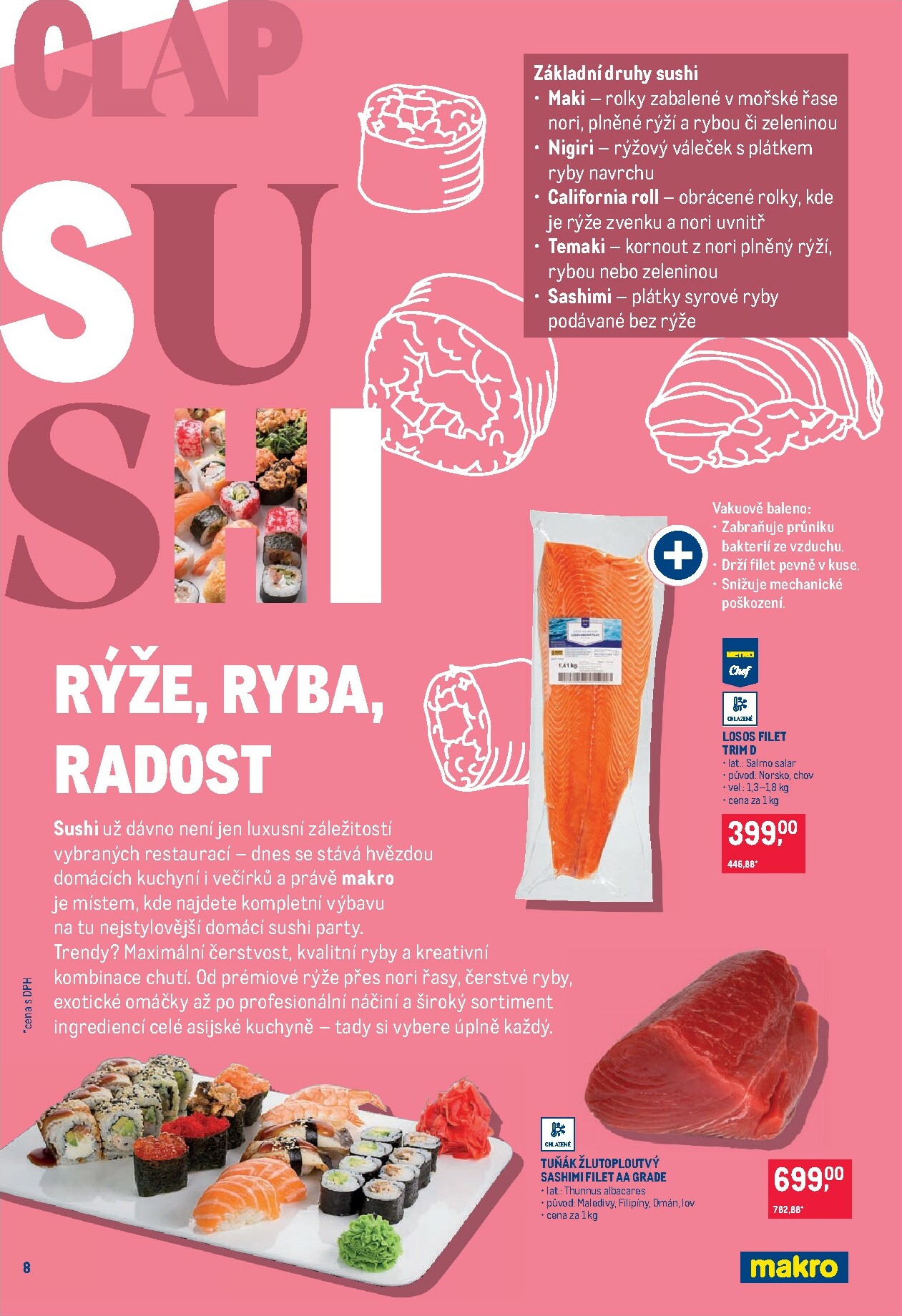 makro - Aktuální leták Makro - Pro milovníky jídla od 02.01. do 13.01. - page: 8