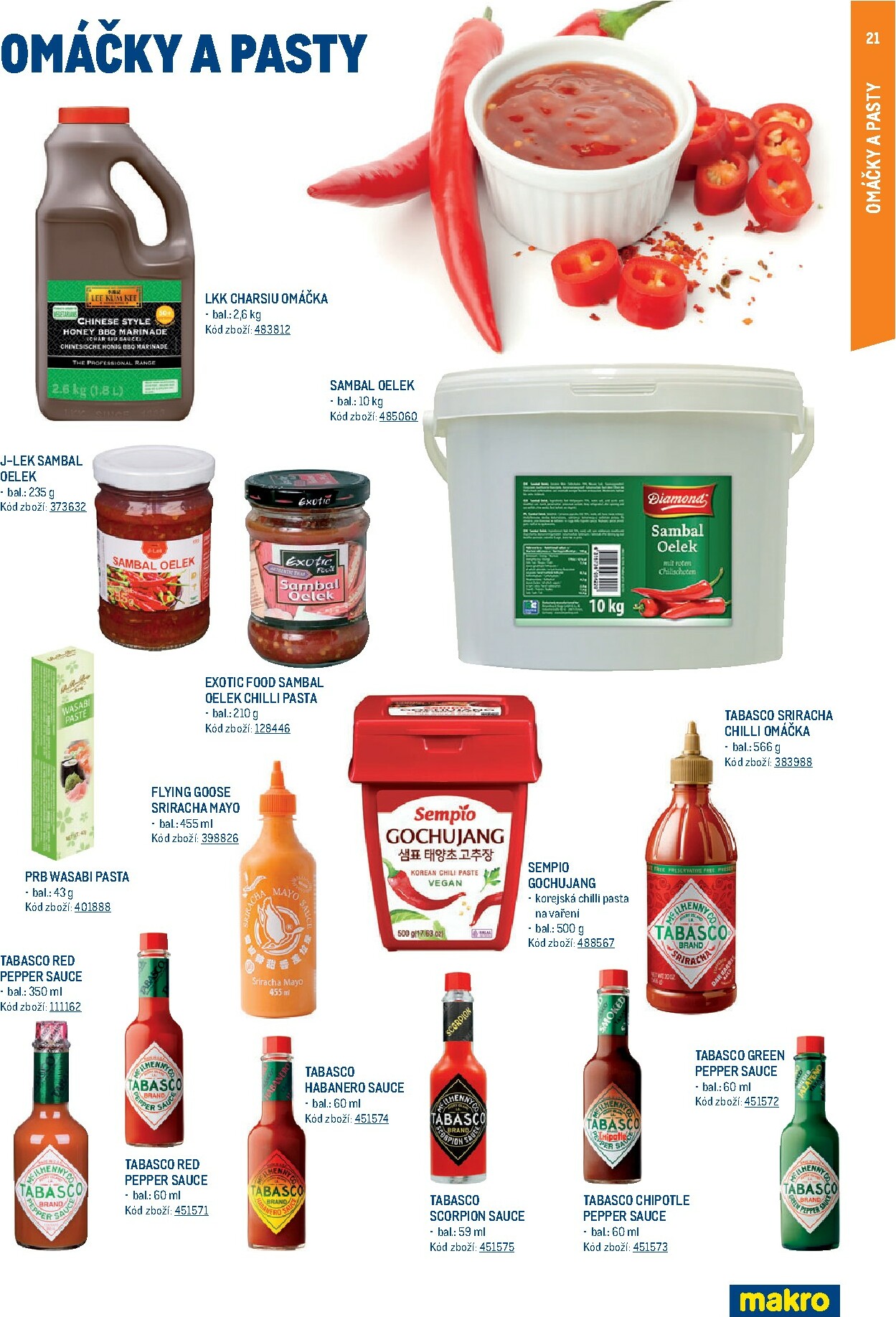 makro - Aktuální leták Makro - Asijská kuchyně od 01.01. do 31.12. - page: 21