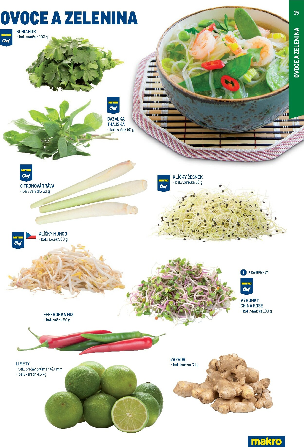makro - Aktuální leták Makro - Asijská kuchyně od 01.01. do 31.12. - page: 15