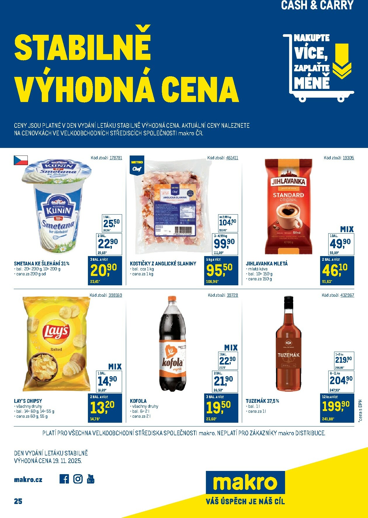 makro - Aktuální leták Makro - Stabilně výhodná cena od 19.11. do 31.01.